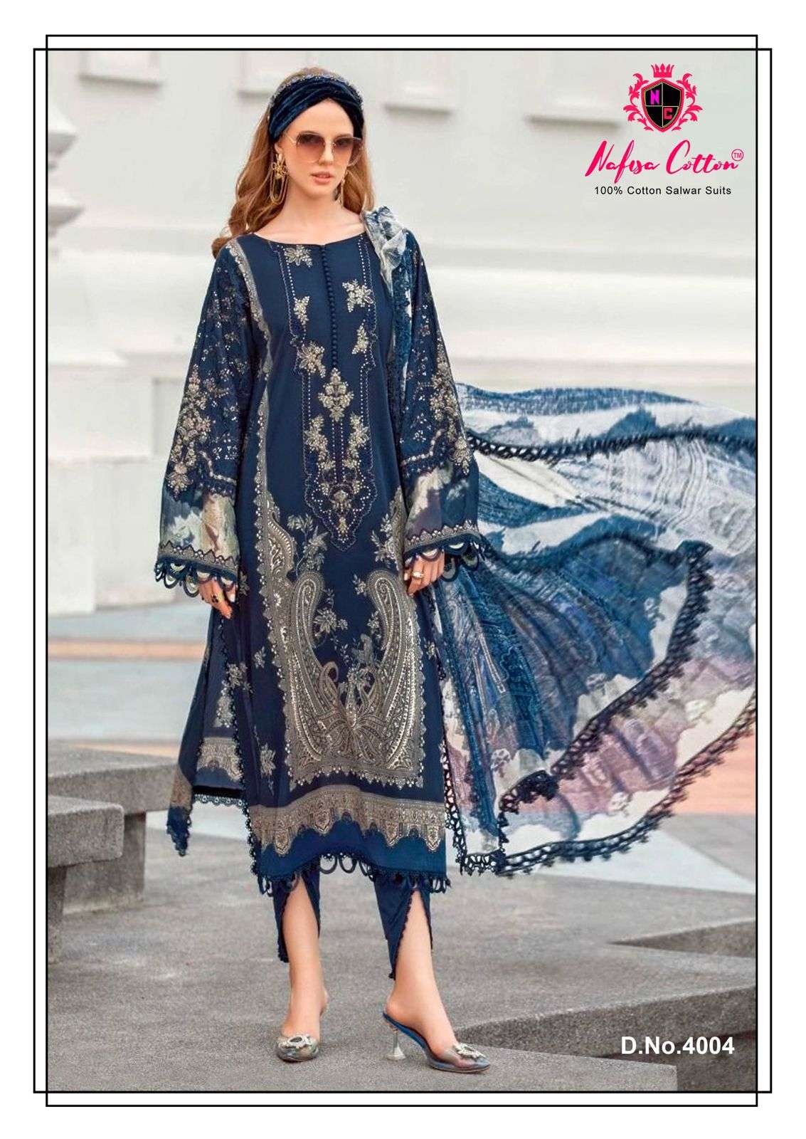 Nafisha Safina Vol 04 Dress Material Wholesale catalog