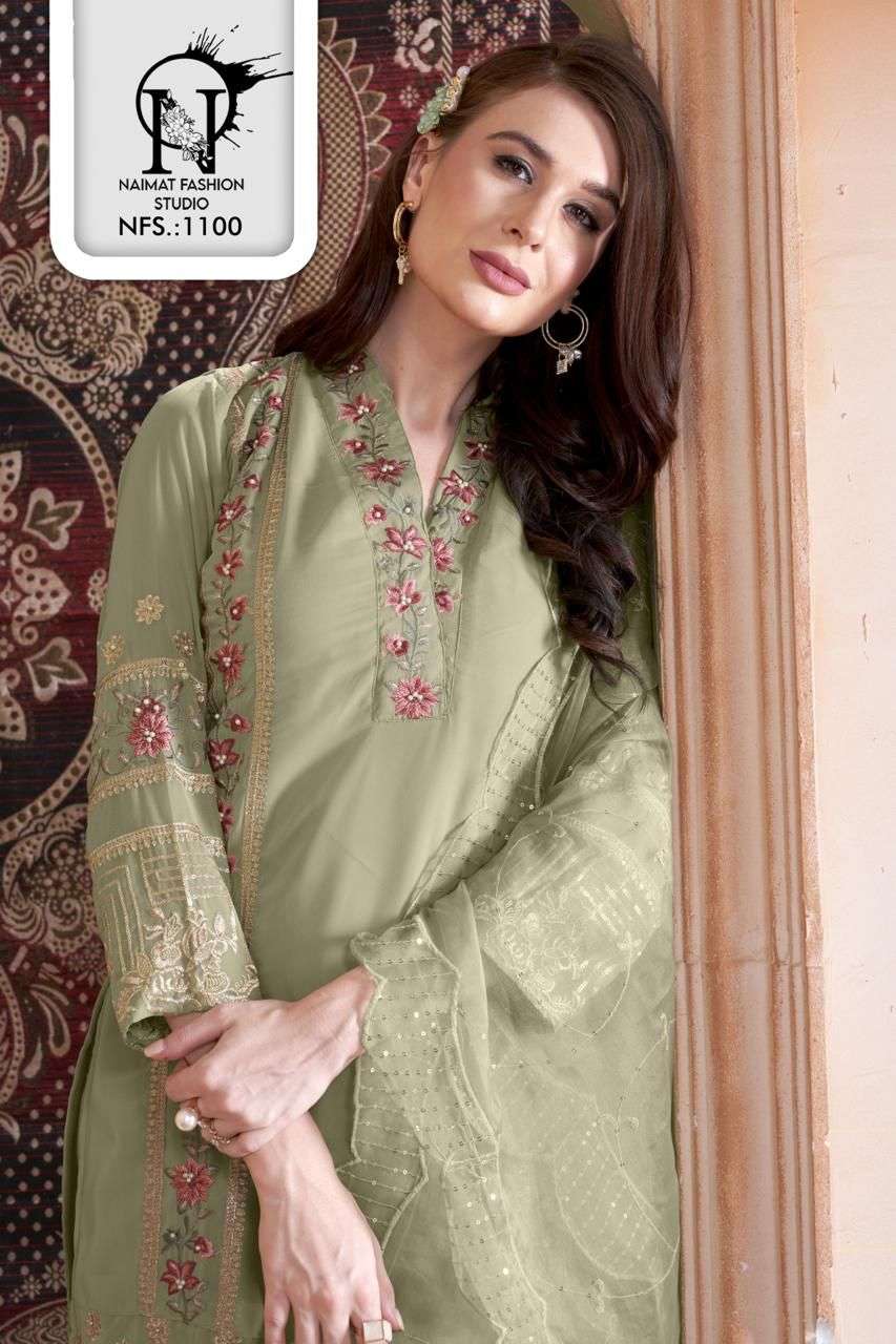 Naimat Fashion Studio 1100 Pakistani Suits Wholesale catalog