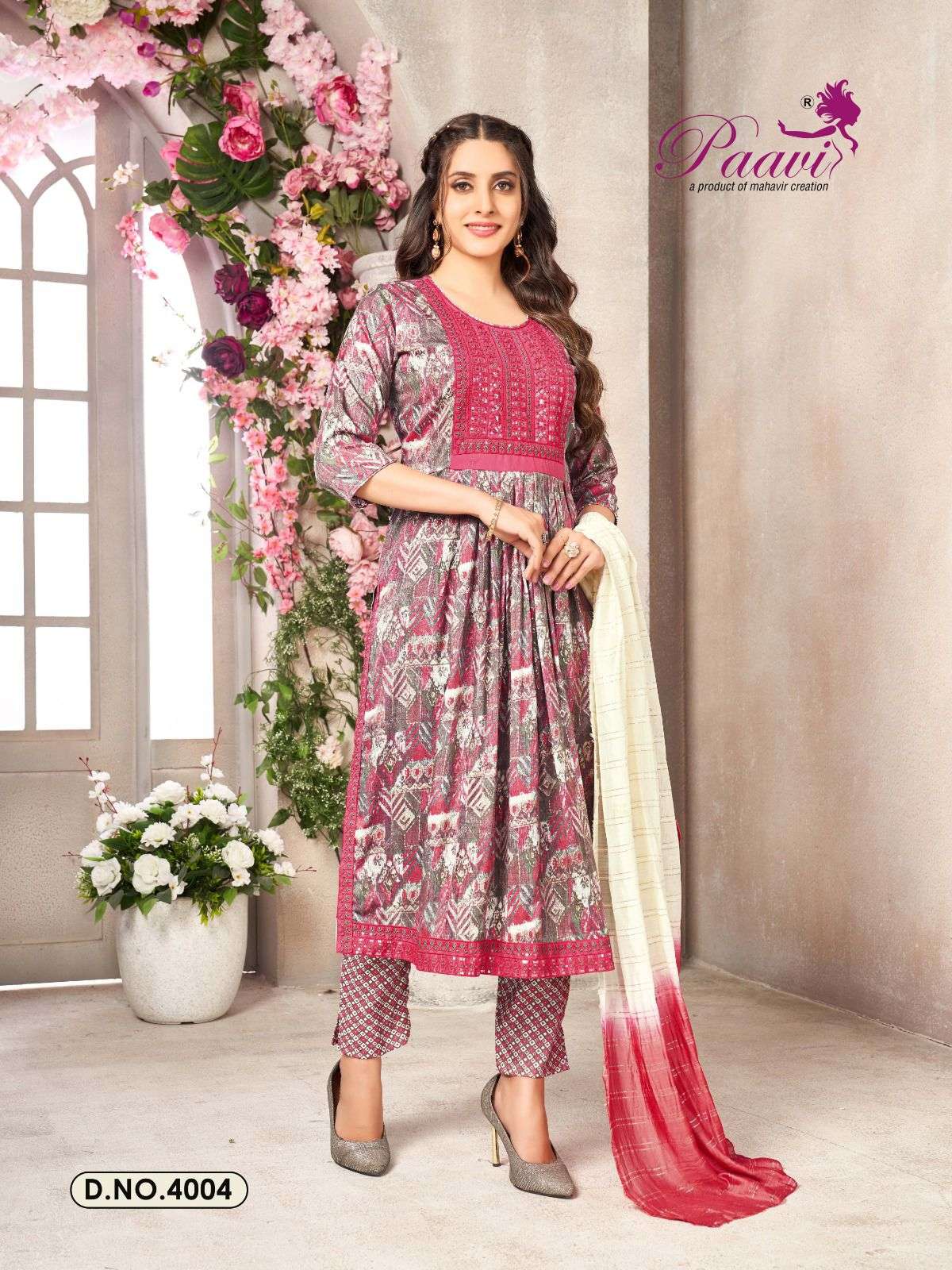 PAAVI VANAYA-4 Kurti Wholesale catalog