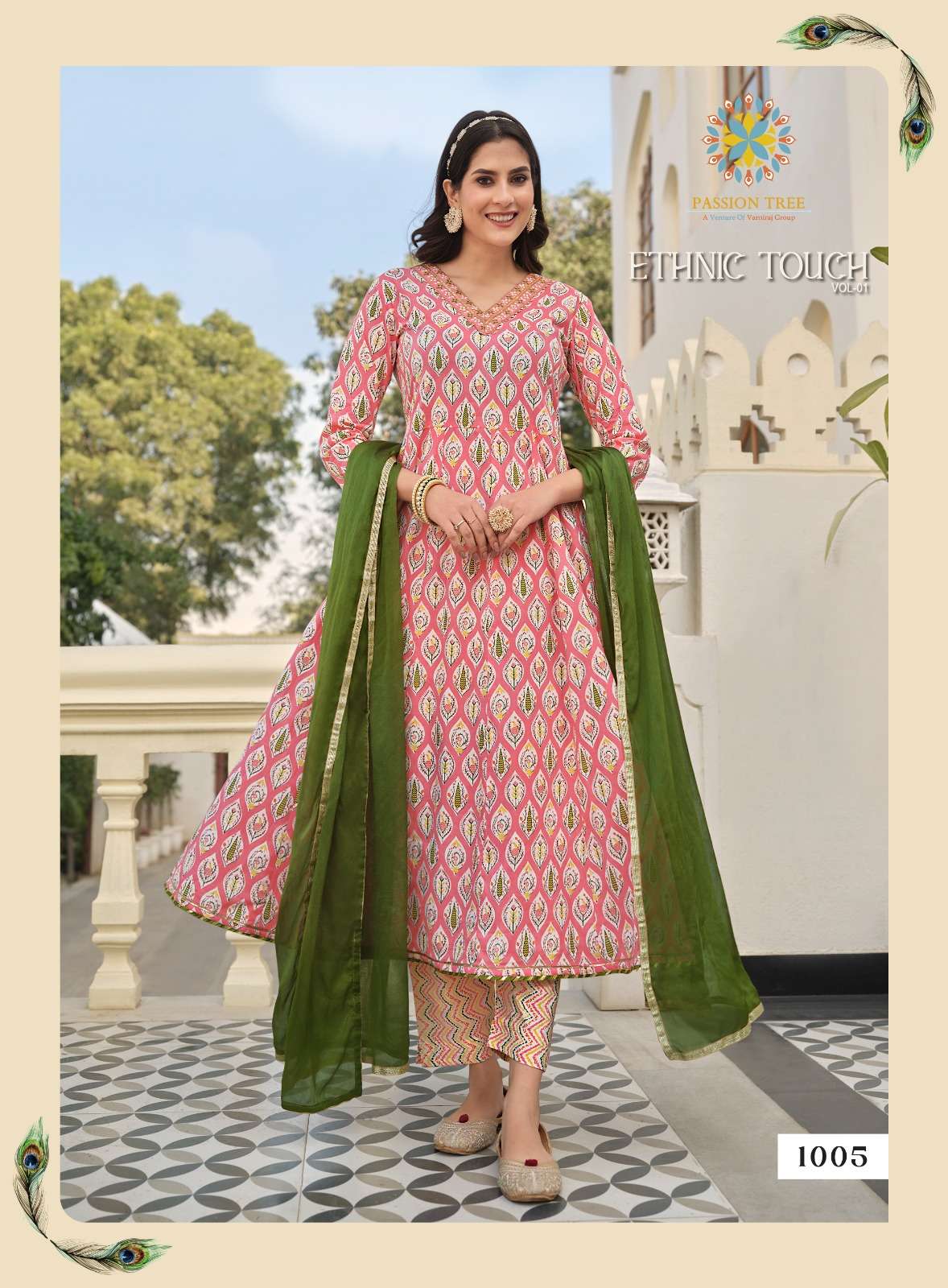 PASSION TREE ETHNIC TOUCH VOL 1 Kurti Wholesale catalog
