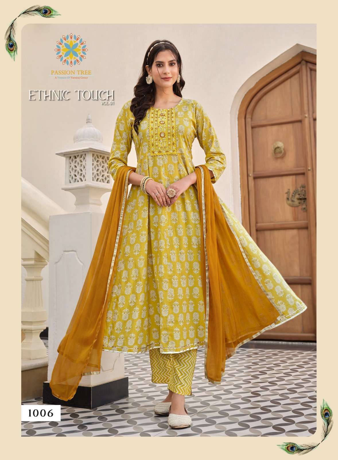 PASSION TREE ETHNIC TOUCH VOL 1 Kurti Wholesale catalog