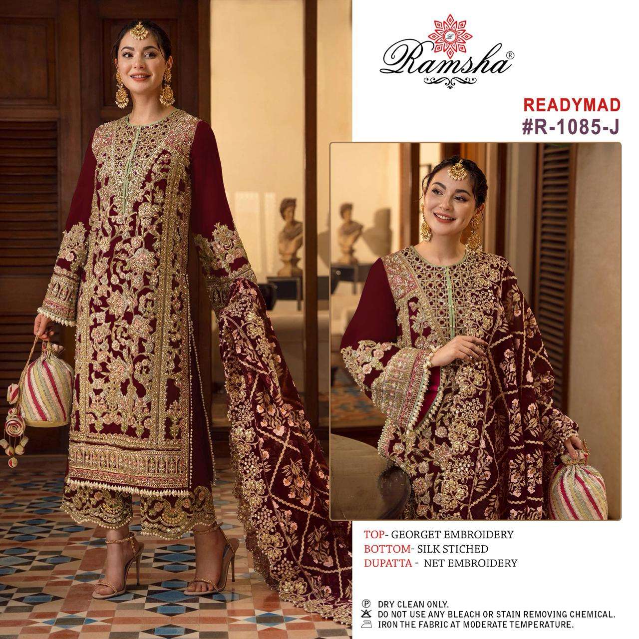 Ramsha R 1085 G To J Pakistani Suits Wholesale catalog