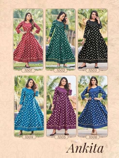 Rangjyot ANKITA Kurti Wholesale catalog