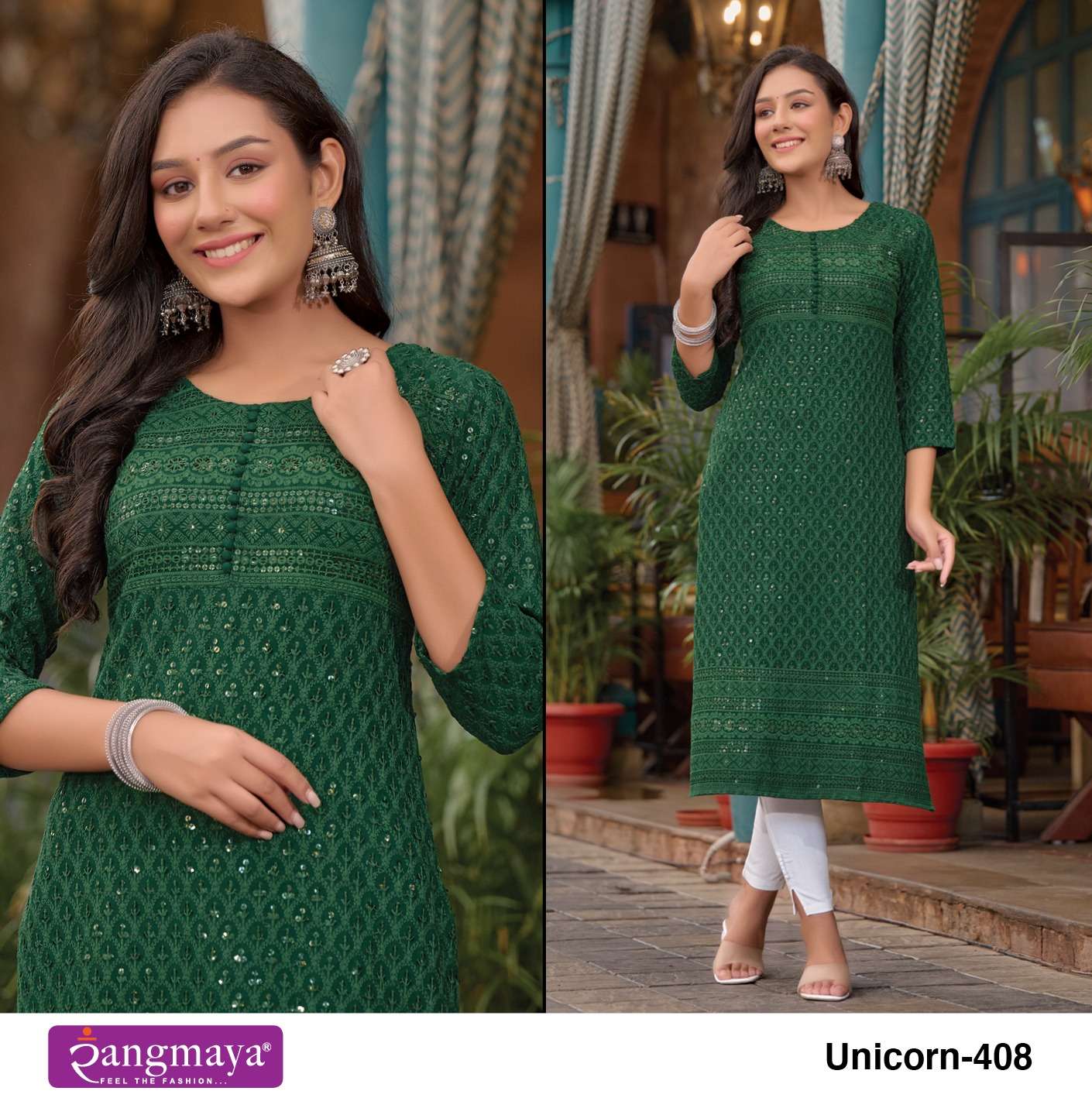 Rangmaya UNICORN- 4 Kurti Wholesale catalog