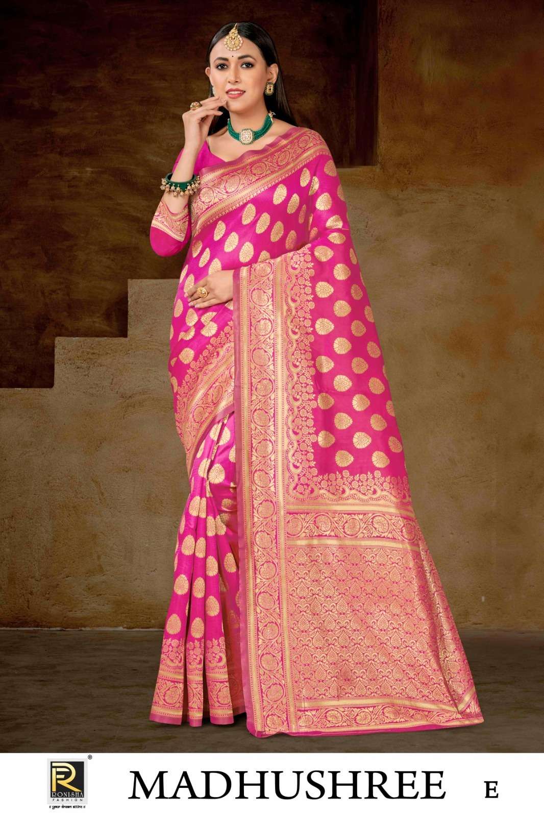 Ronisha Madhushree Banarasi Silk Saree Wholesale catalog