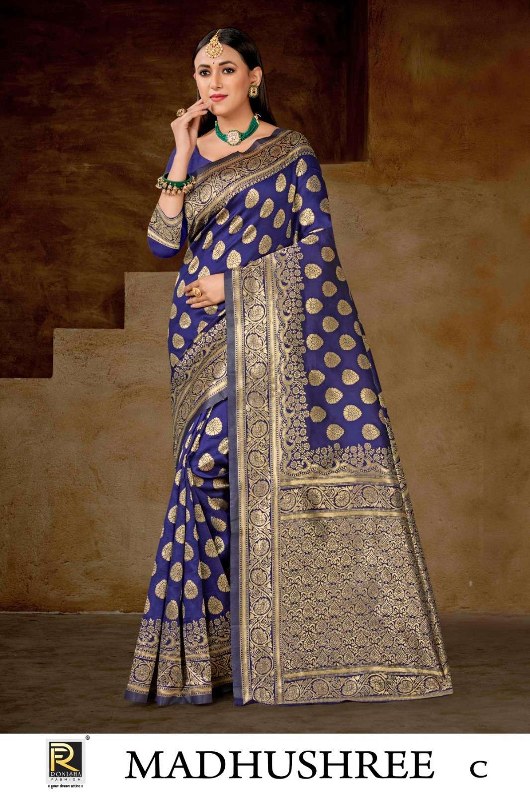 Ronisha Madhushree Banarasi Silk Saree Wholesale catalog