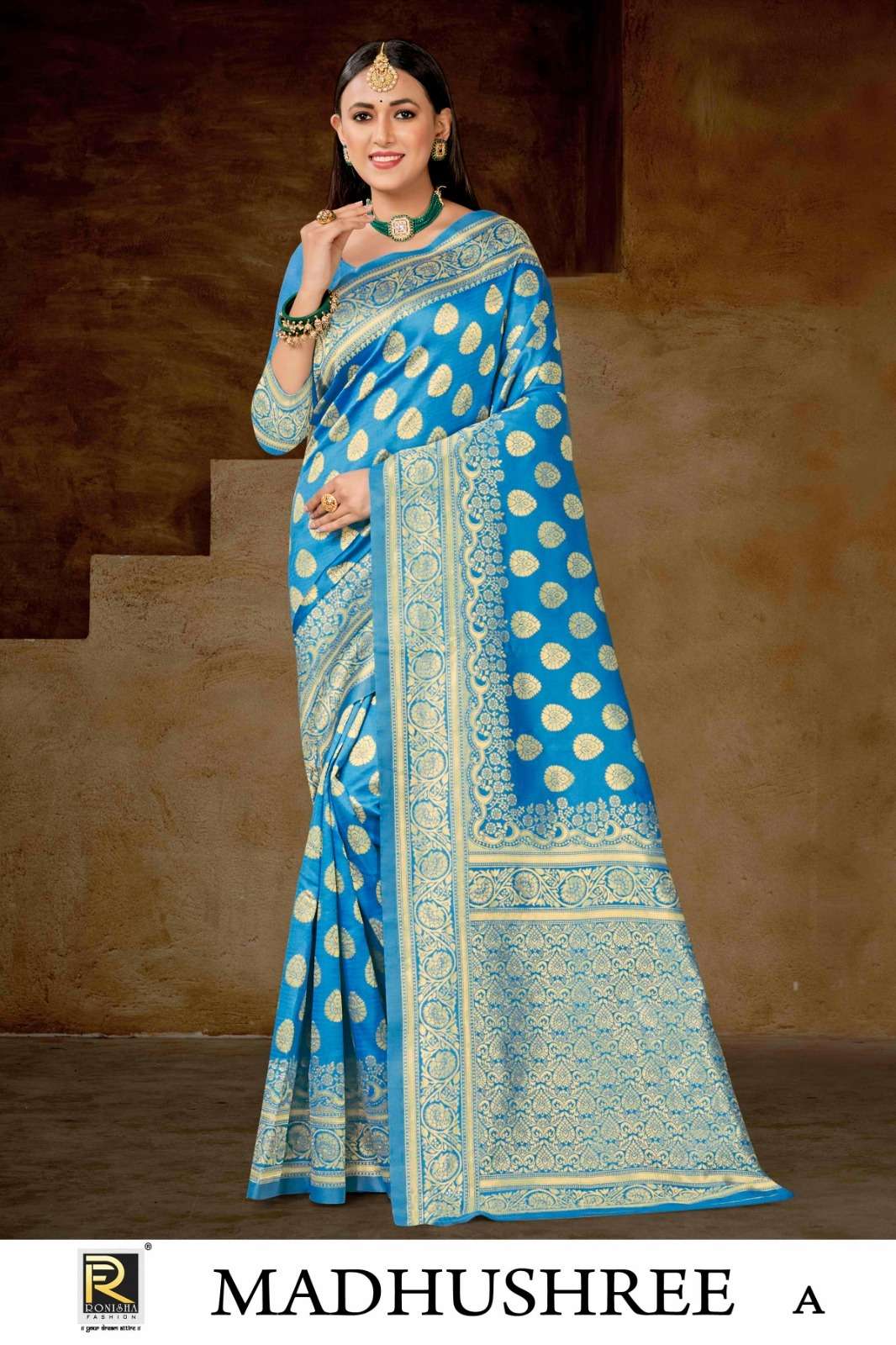 Ronisha Madhushree Banarasi Silk Saree Wholesale catalog