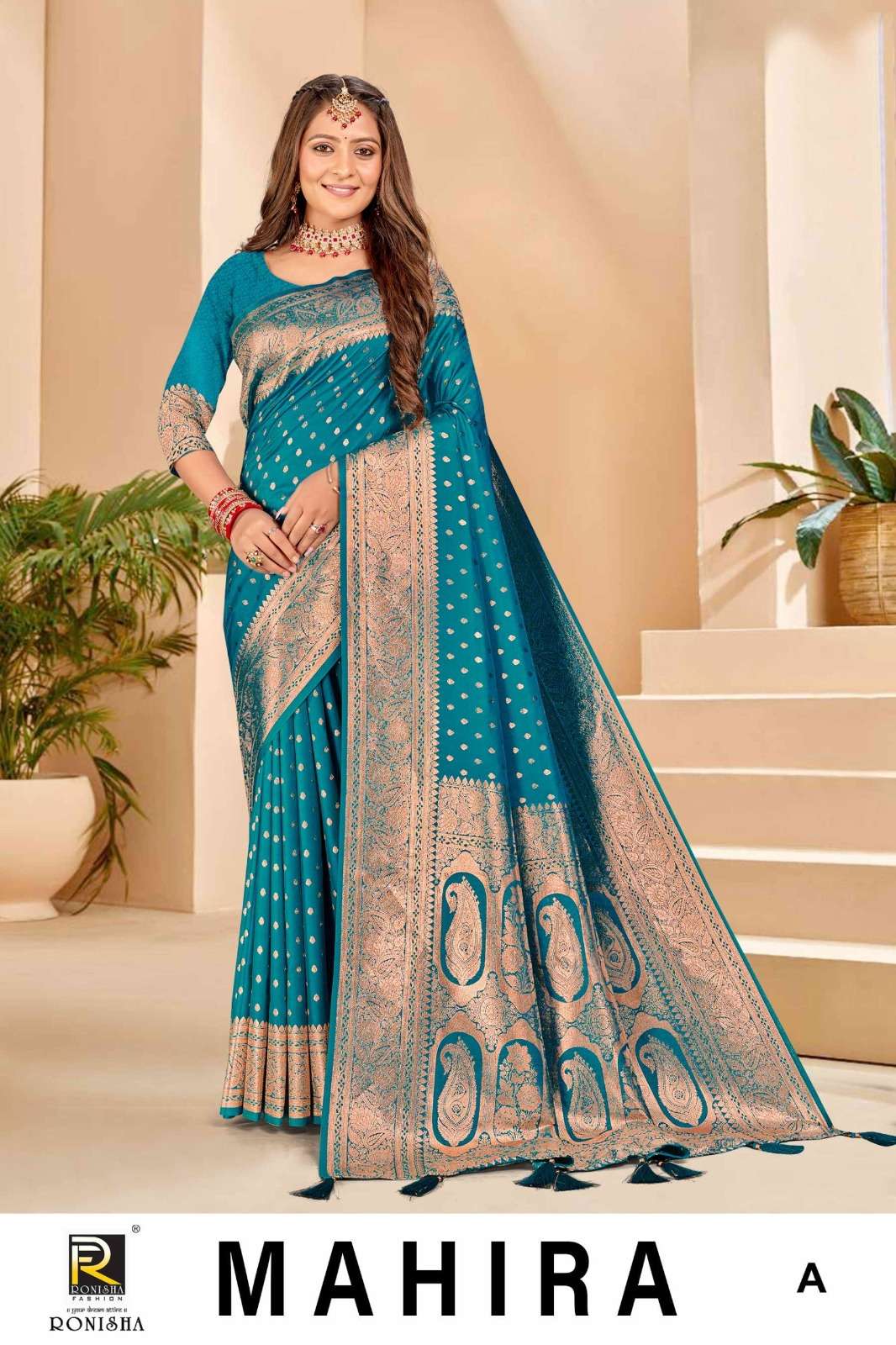 Ronisha Mahira Banarasi Silk Saree Wholesale catalog