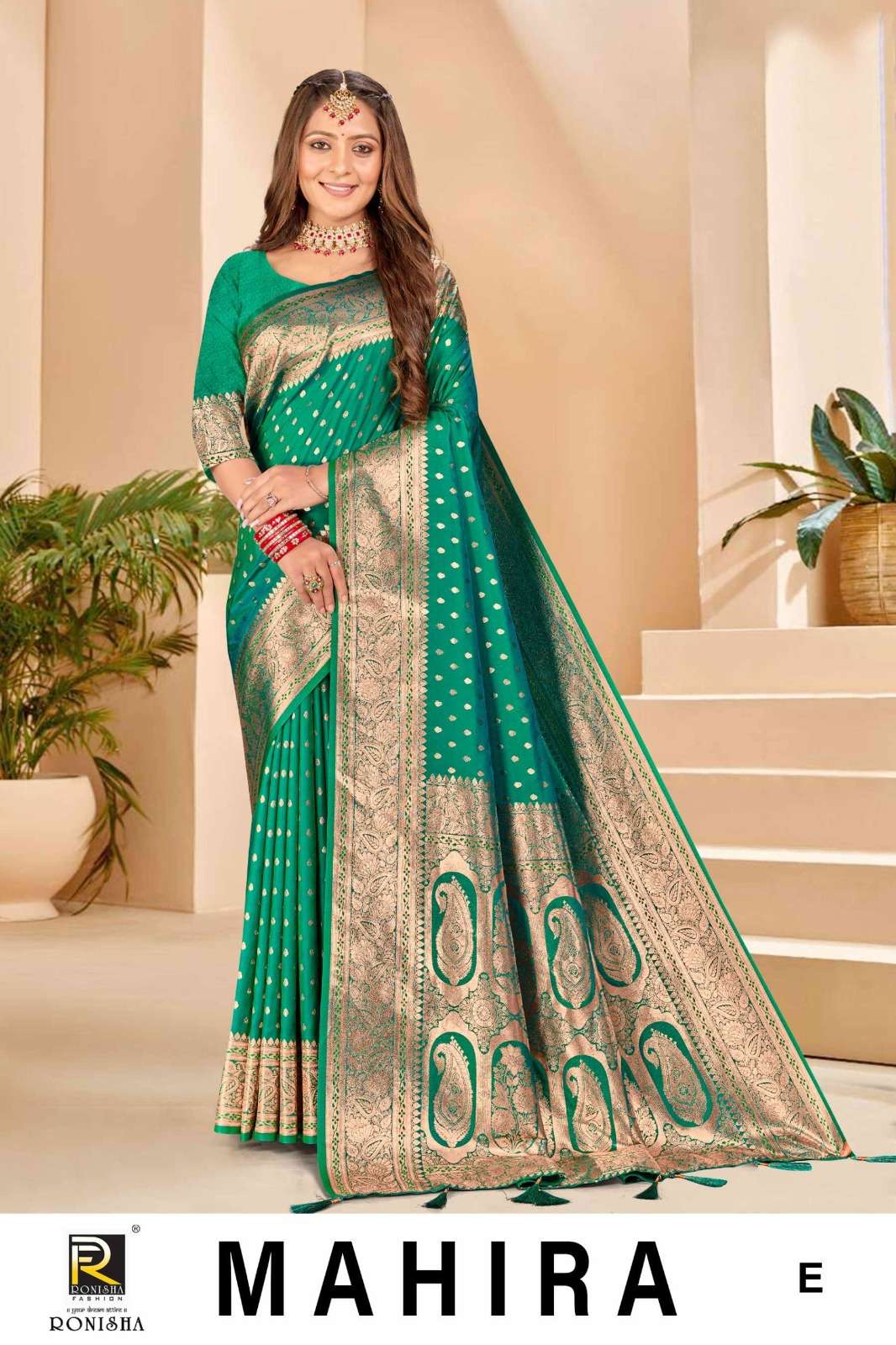 Ronisha Mahira Banarasi Silk Saree Wholesale catalog