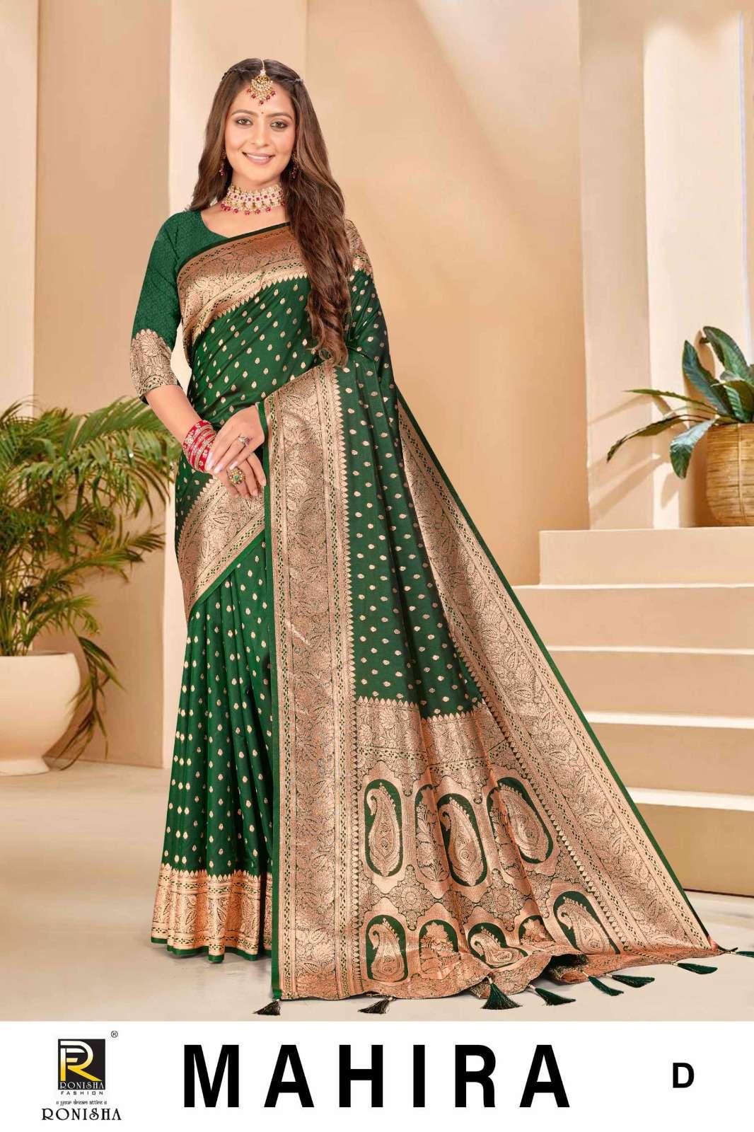 Ronisha Mahira Banarasi Silk Saree Wholesale catalog