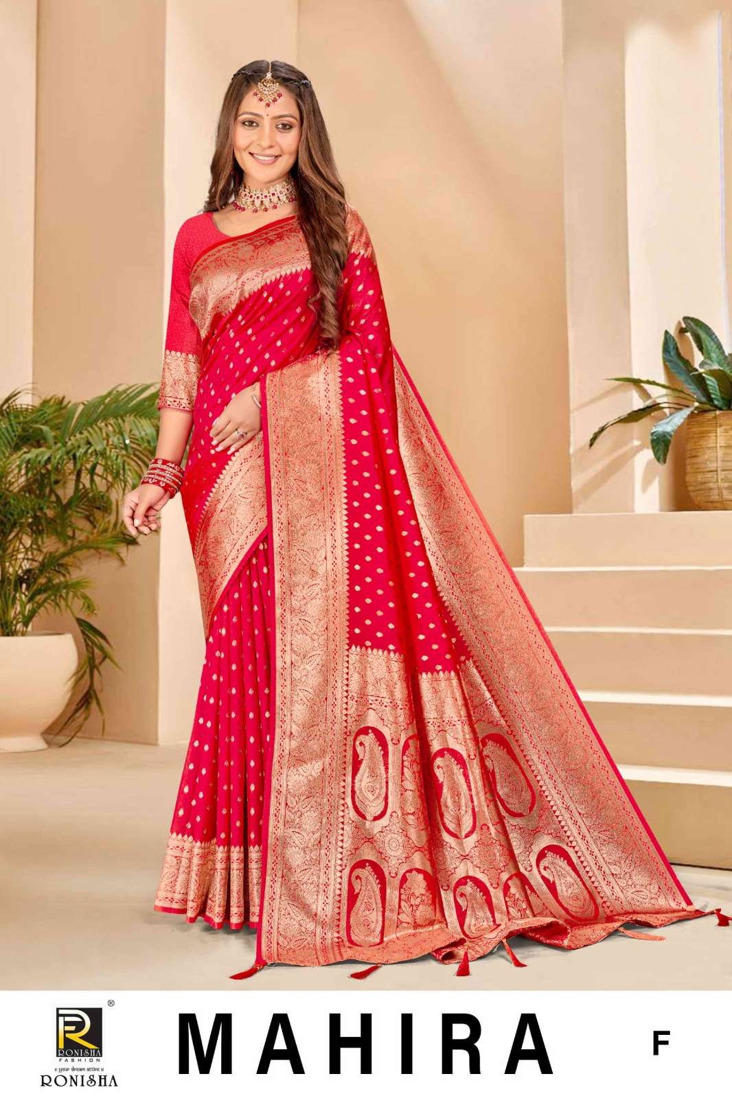 Ronisha Mahira Banarasi Silk Saree Wholesale catalog
