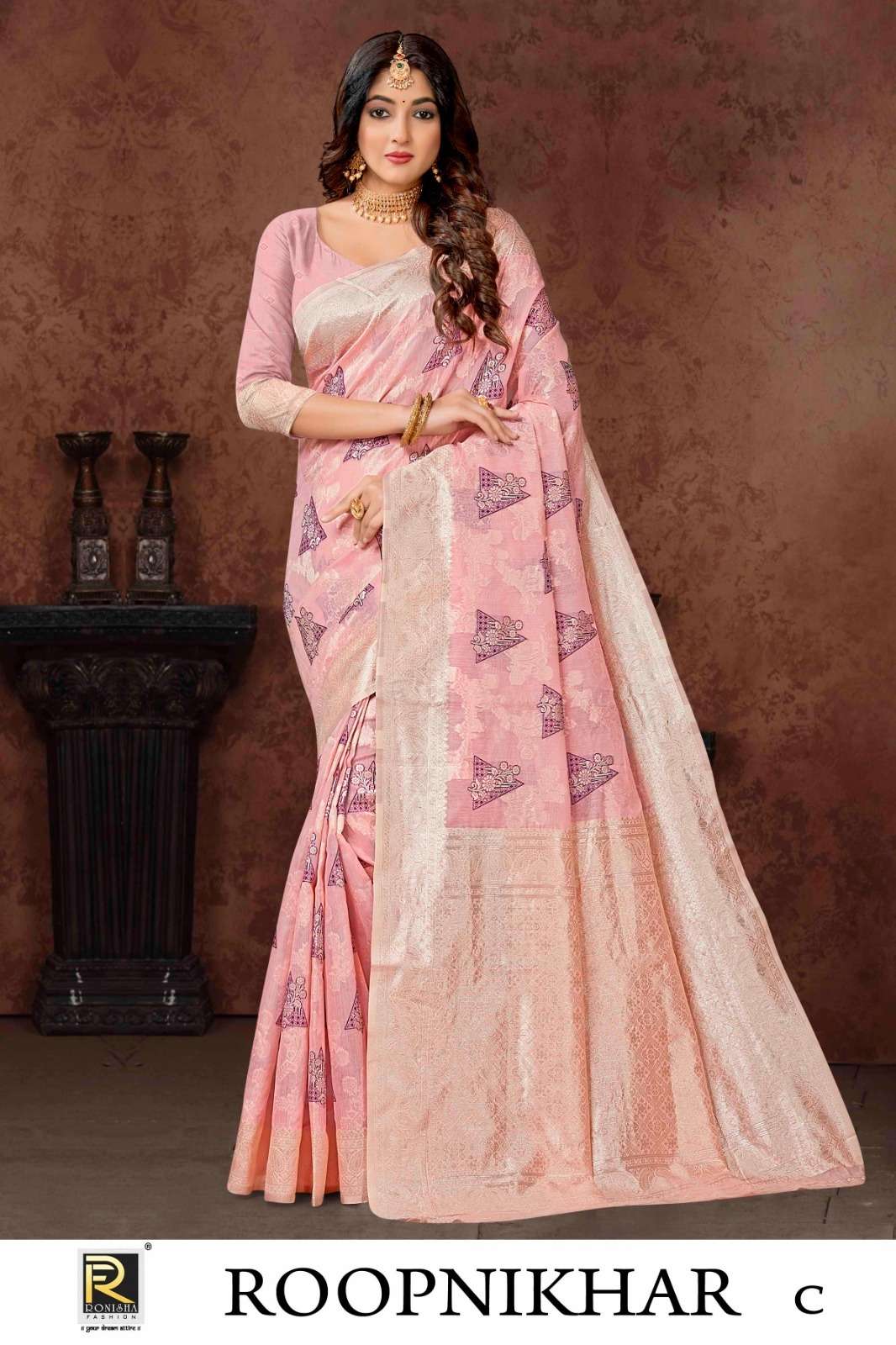 Ronisha Roop Banarasi Silk Saree Wholesale catalog