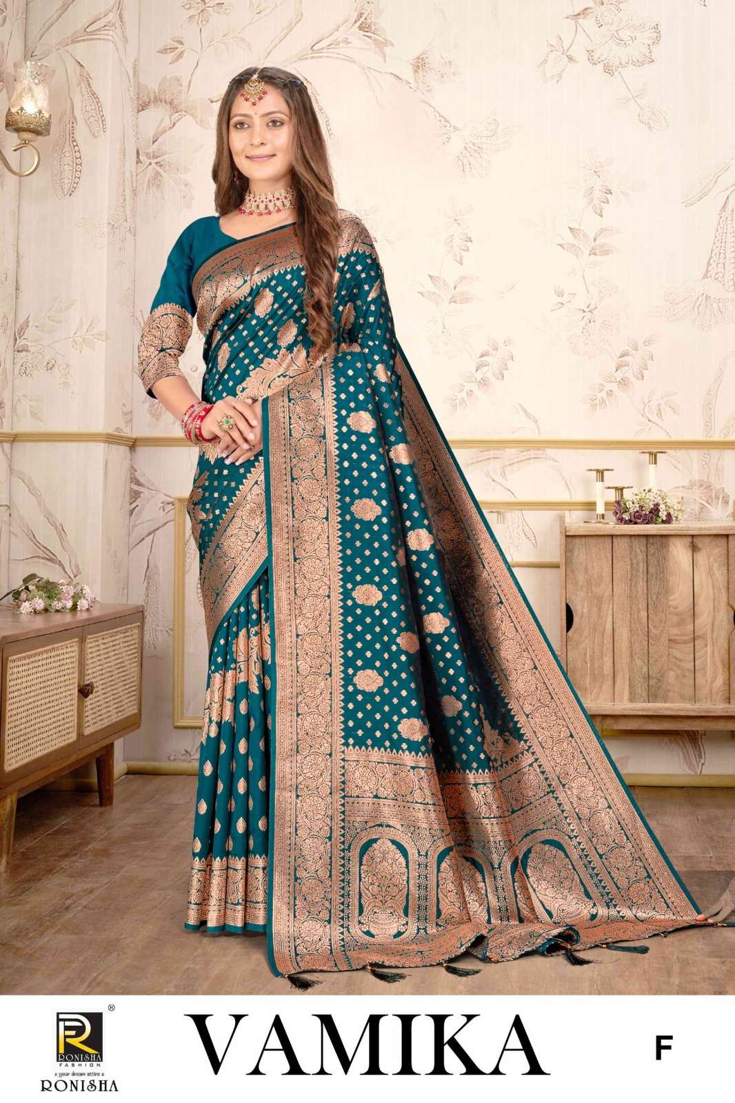 Ronisha Vamika Banarasi Silk Saree Wholesale catalog