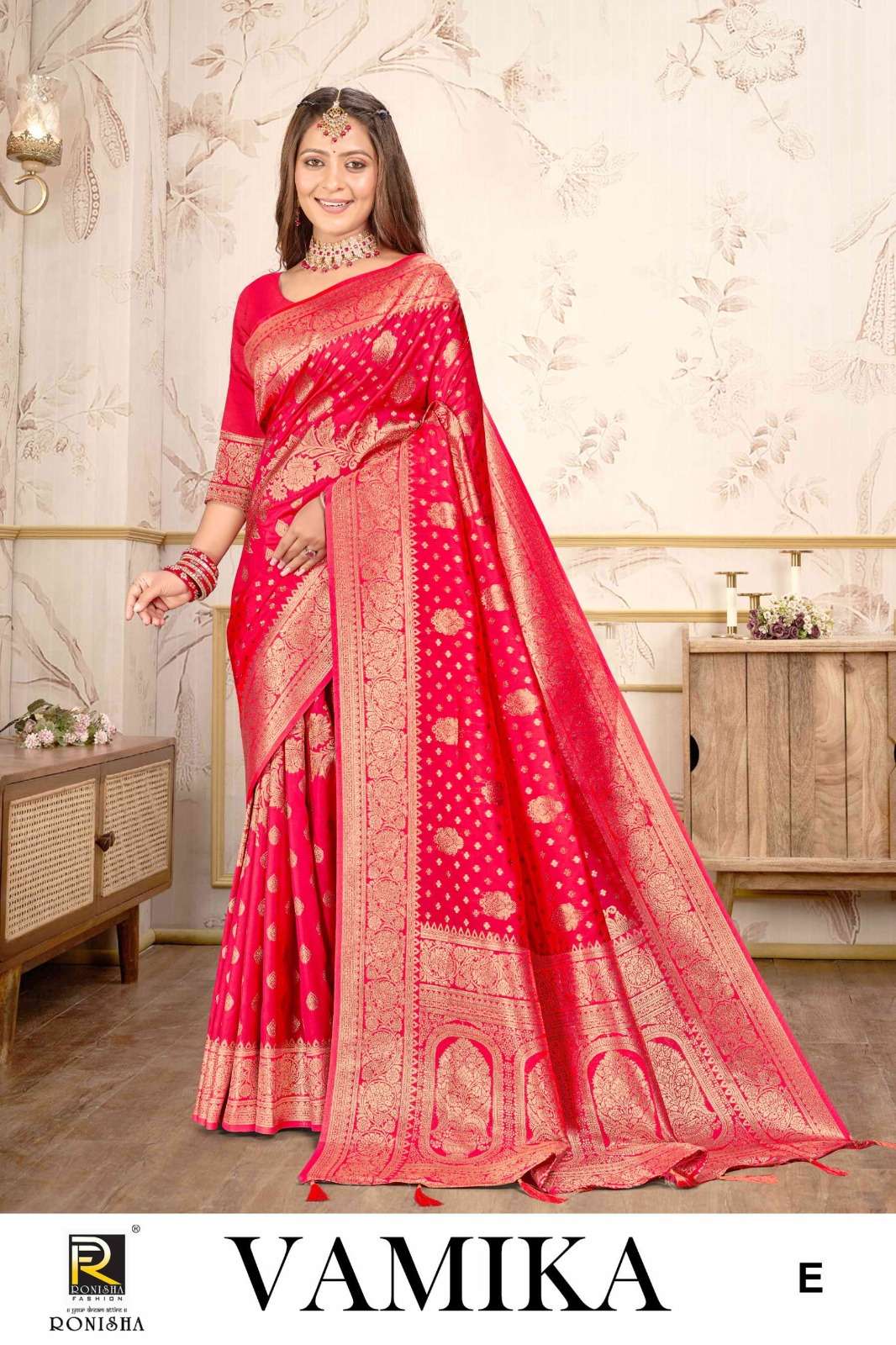 Ronisha Vamika Banarasi Silk Saree Wholesale catalog