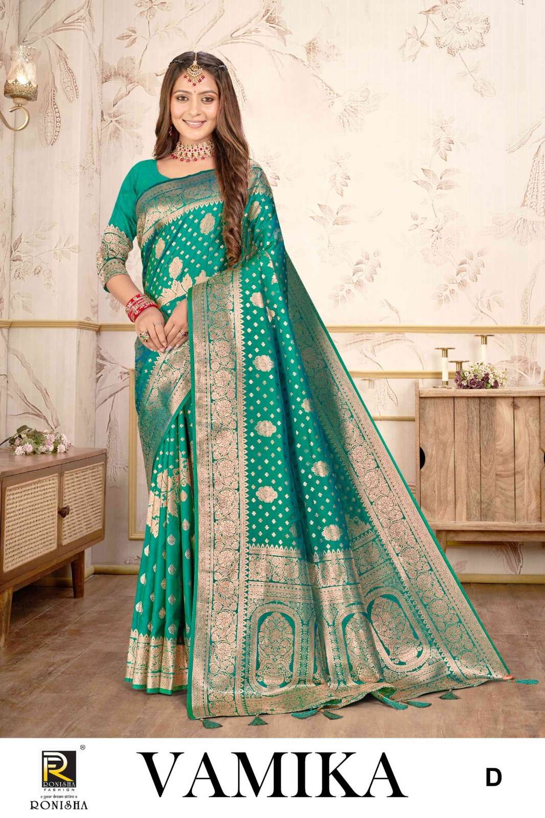 Ronisha Vamika Banarasi Silk Saree Wholesale catalog