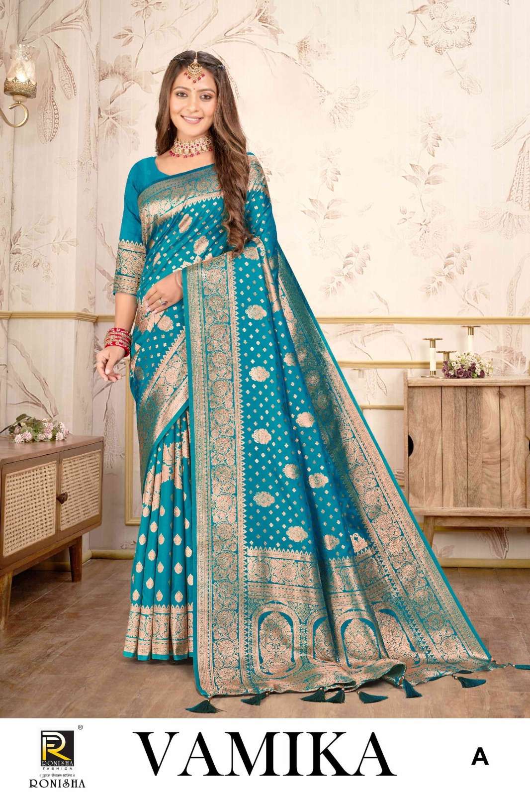 Ronisha Vamika Banarasi Silk Saree Wholesale catalog