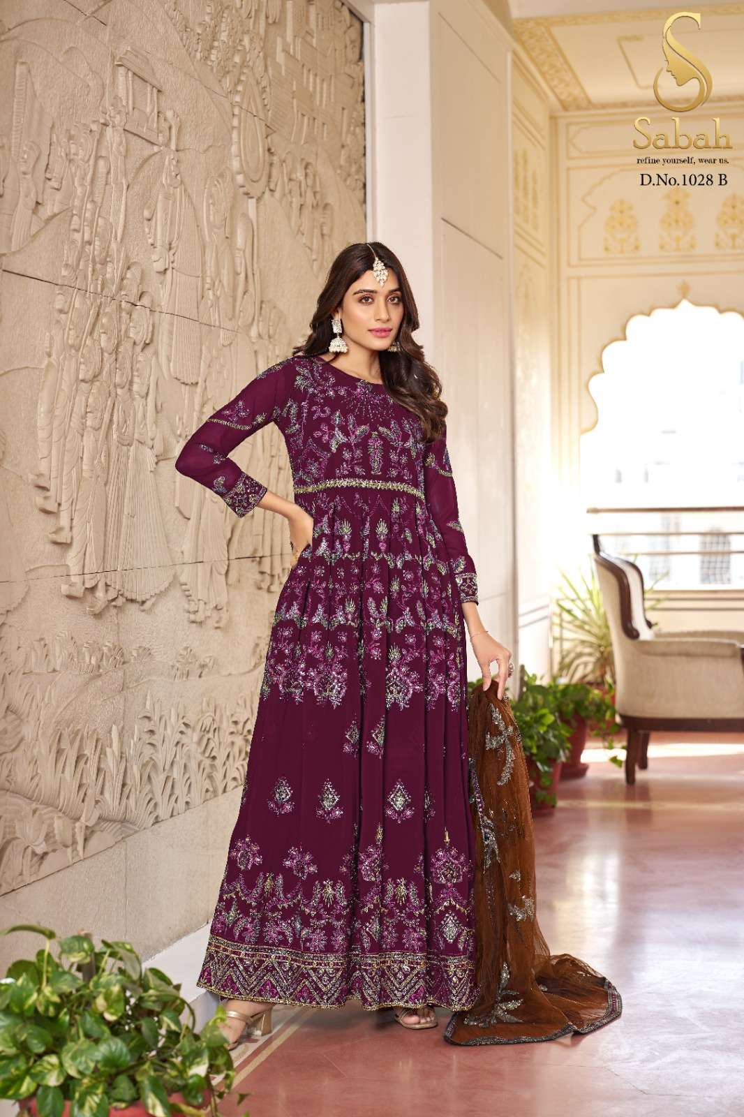 Sabah Anokhi Georgette Designer Salwar Kameez Wholesale catalog