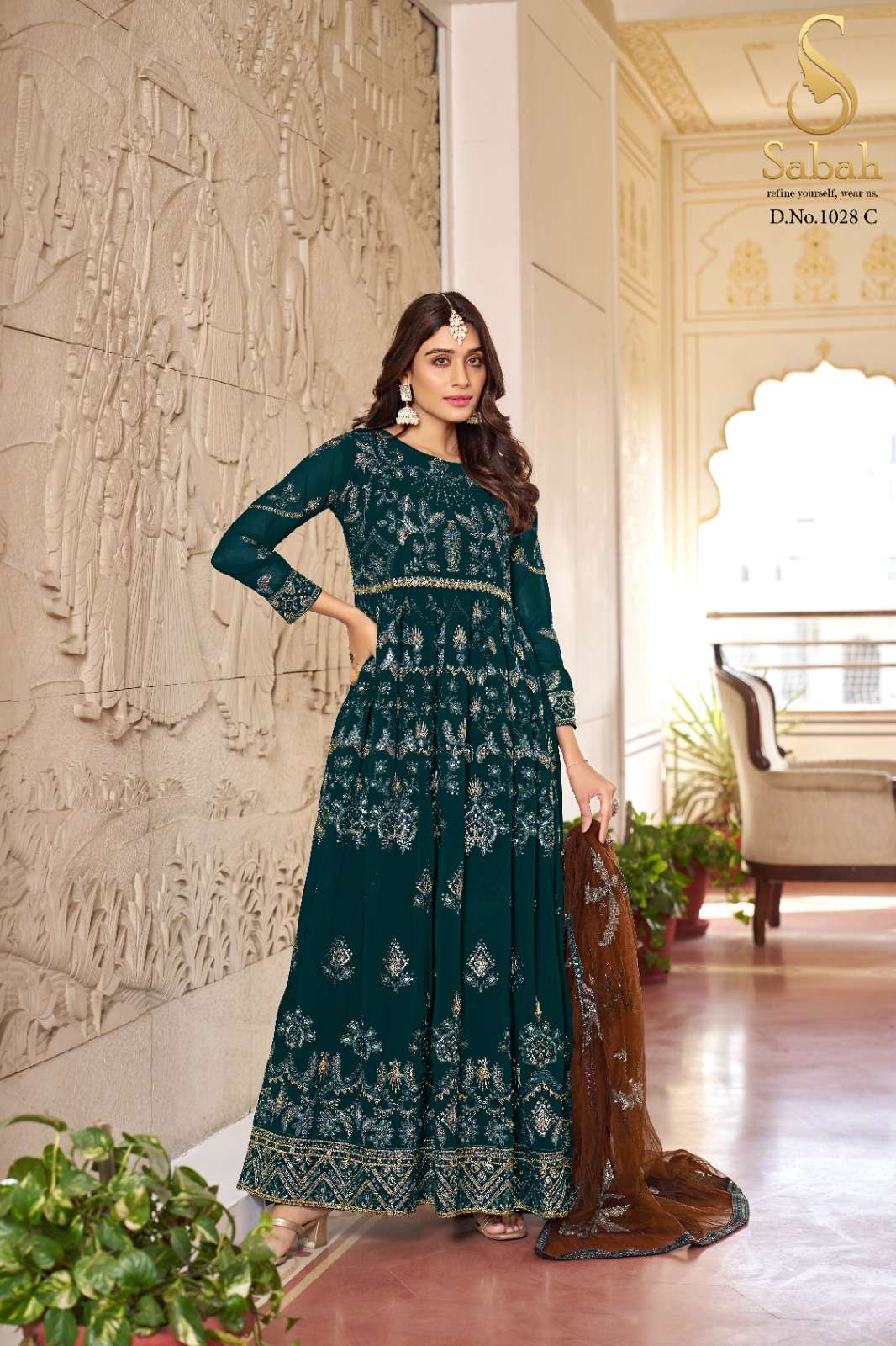 Sabah Anokhi Georgette Designer Salwar Kameez Wholesale catalog
