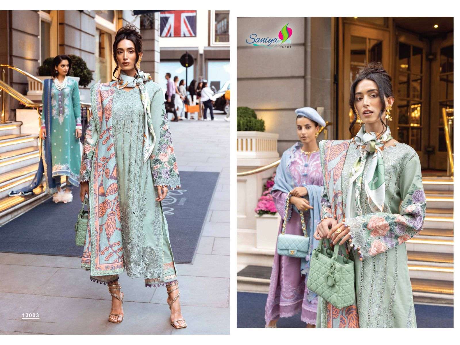 Saniya Chikankari Vol 13 Pakistani Suits Wholesale catalog