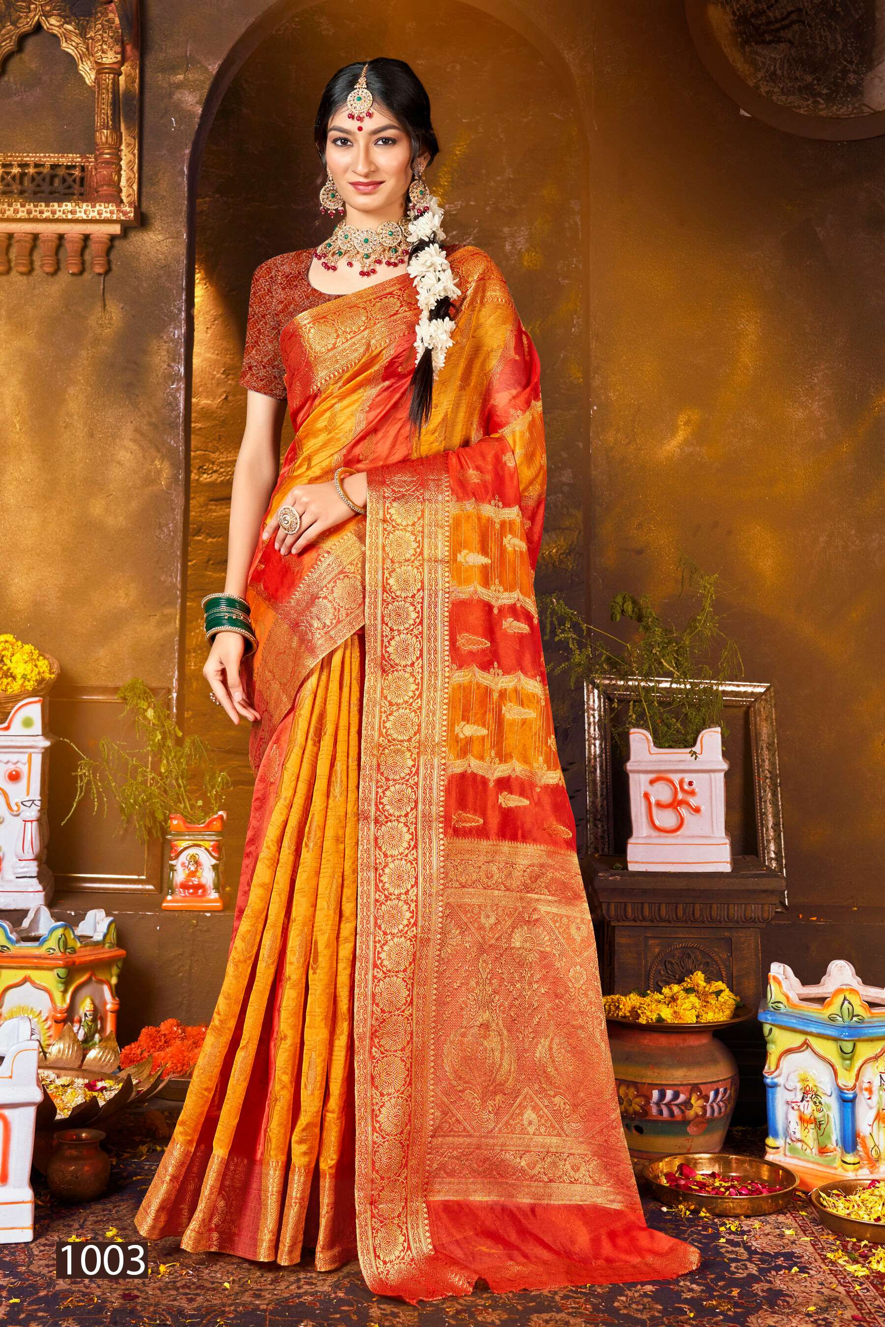 Saroj Maniratna vol.1 Soft organza Wholesale catalog  
