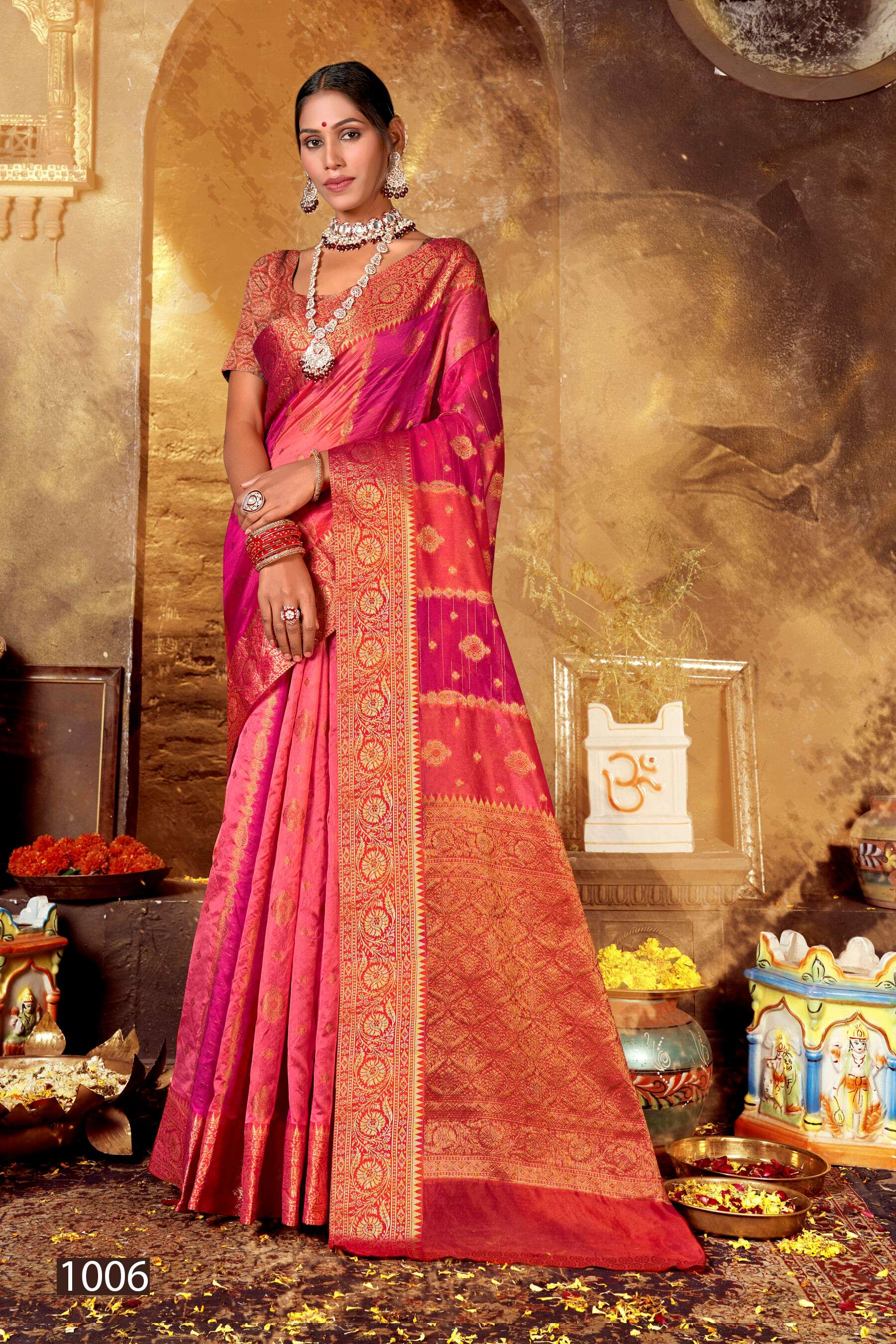 Saroj Maniratna vol.2 Soft organza Saree Wholesale catalog    