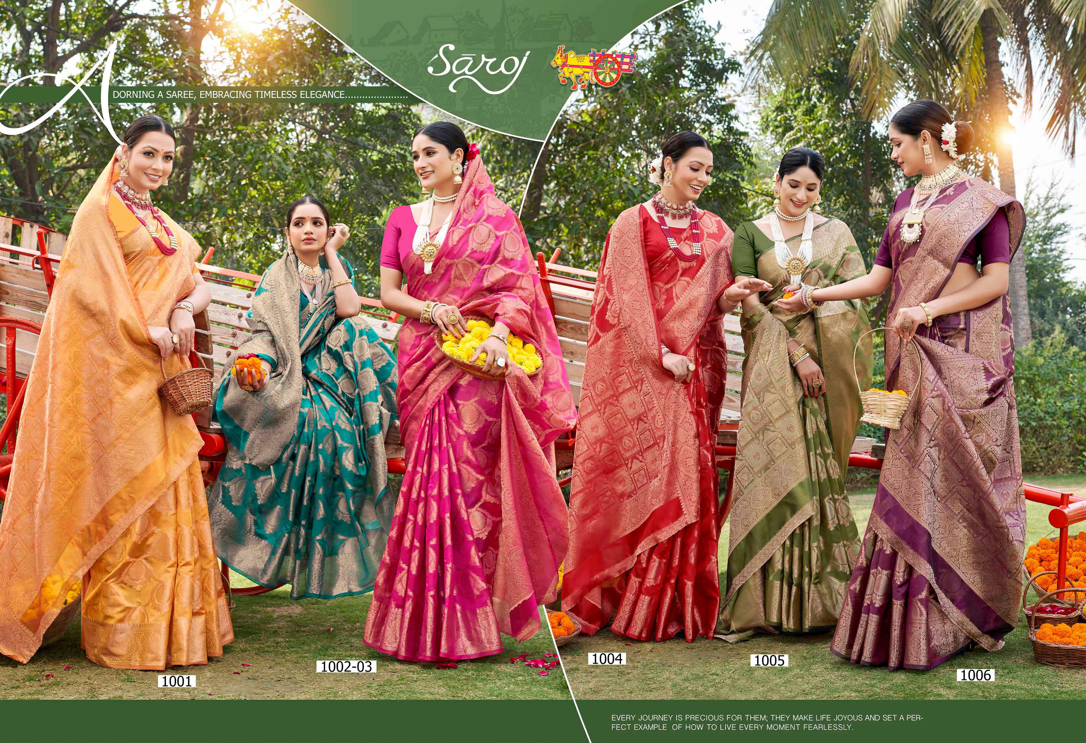  Saroj Manokamna vol.2 Soft organza  Saree Wholesale catalog    