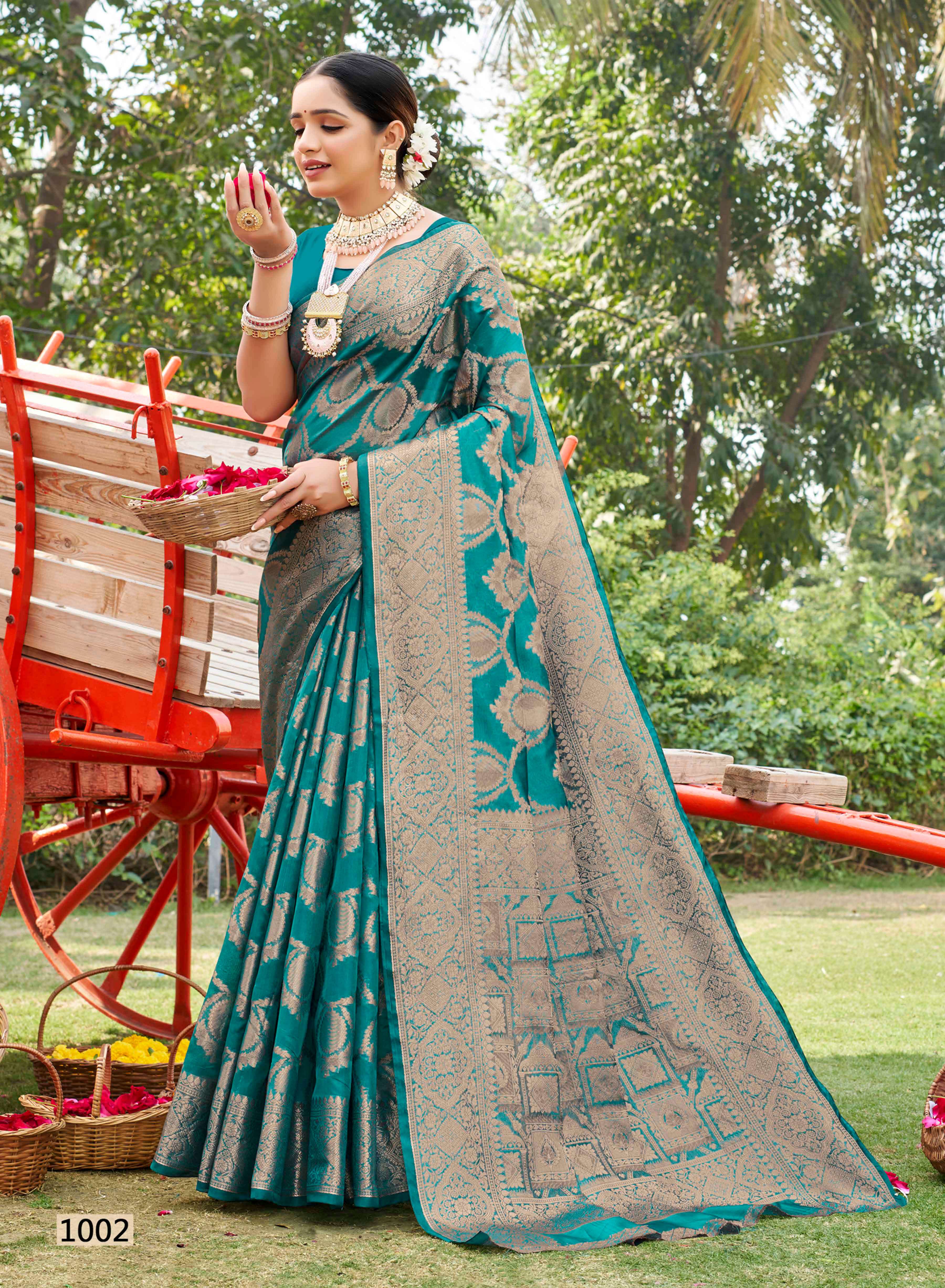  Saroj Manokamna vol.2 Soft organza  Saree Wholesale catalog    