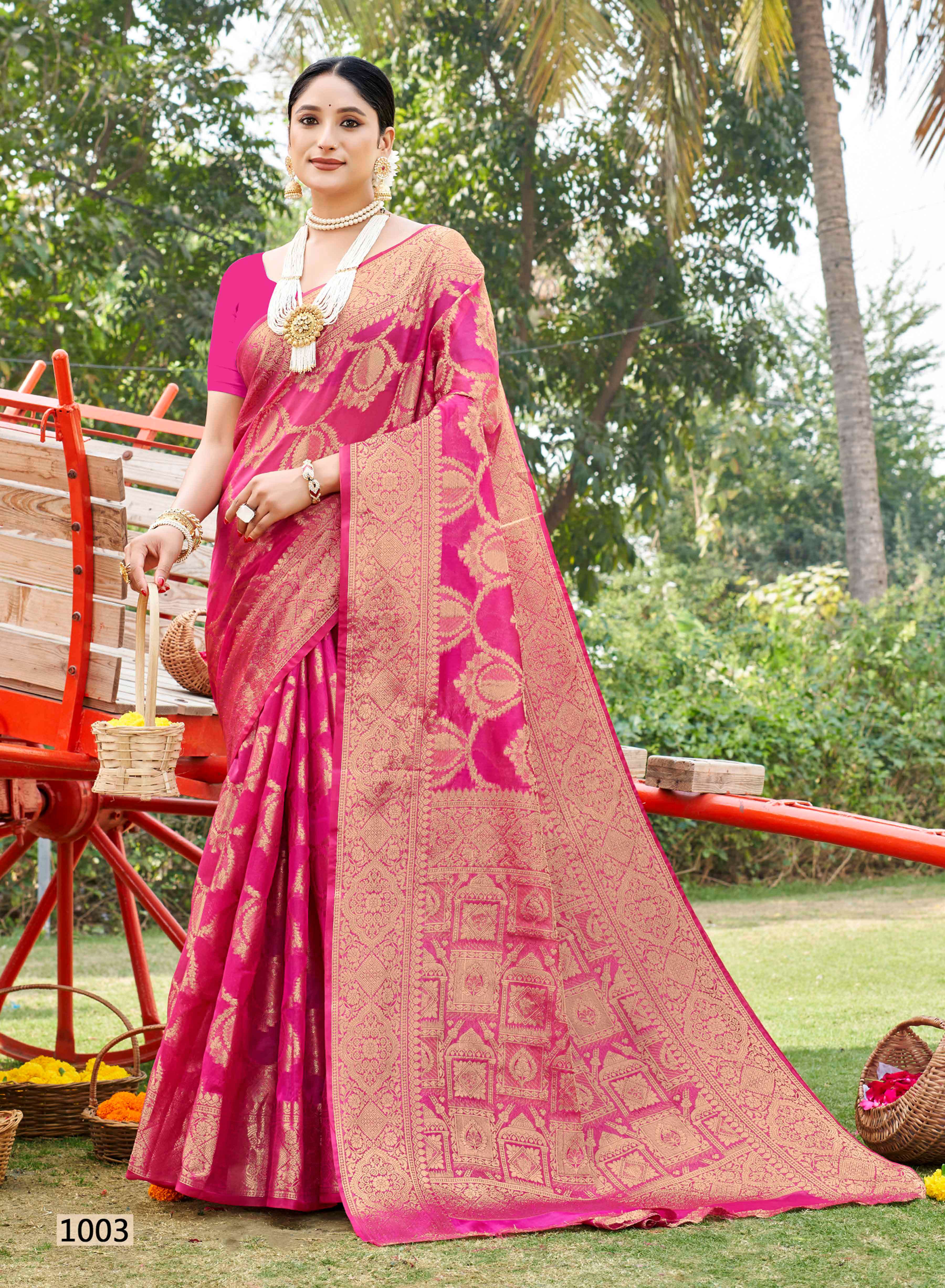  Saroj Manokamna vol.2 Soft organza  Saree Wholesale catalog    