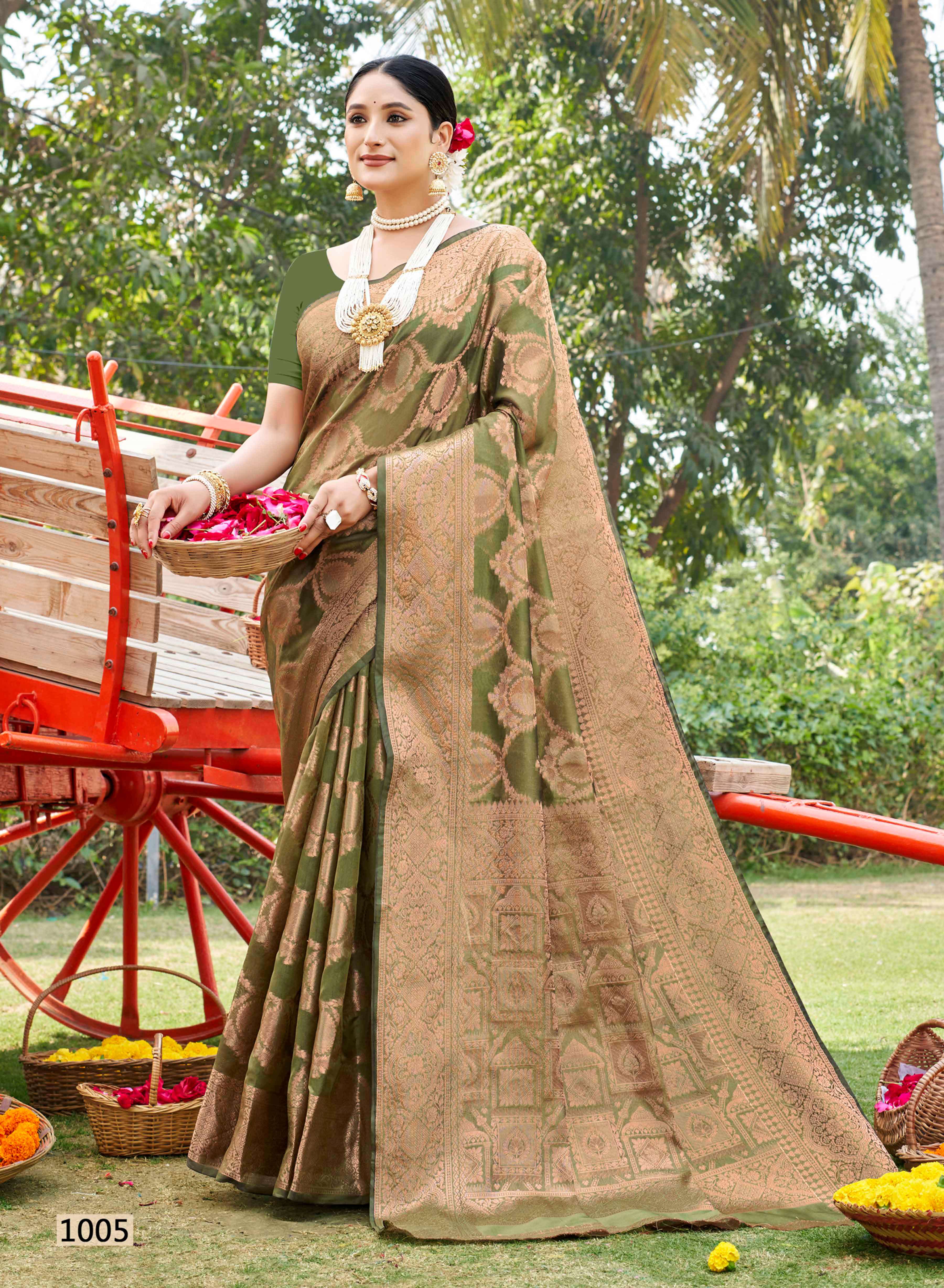  Saroj Manokamna vol.2 Soft organza  Saree Wholesale catalog    