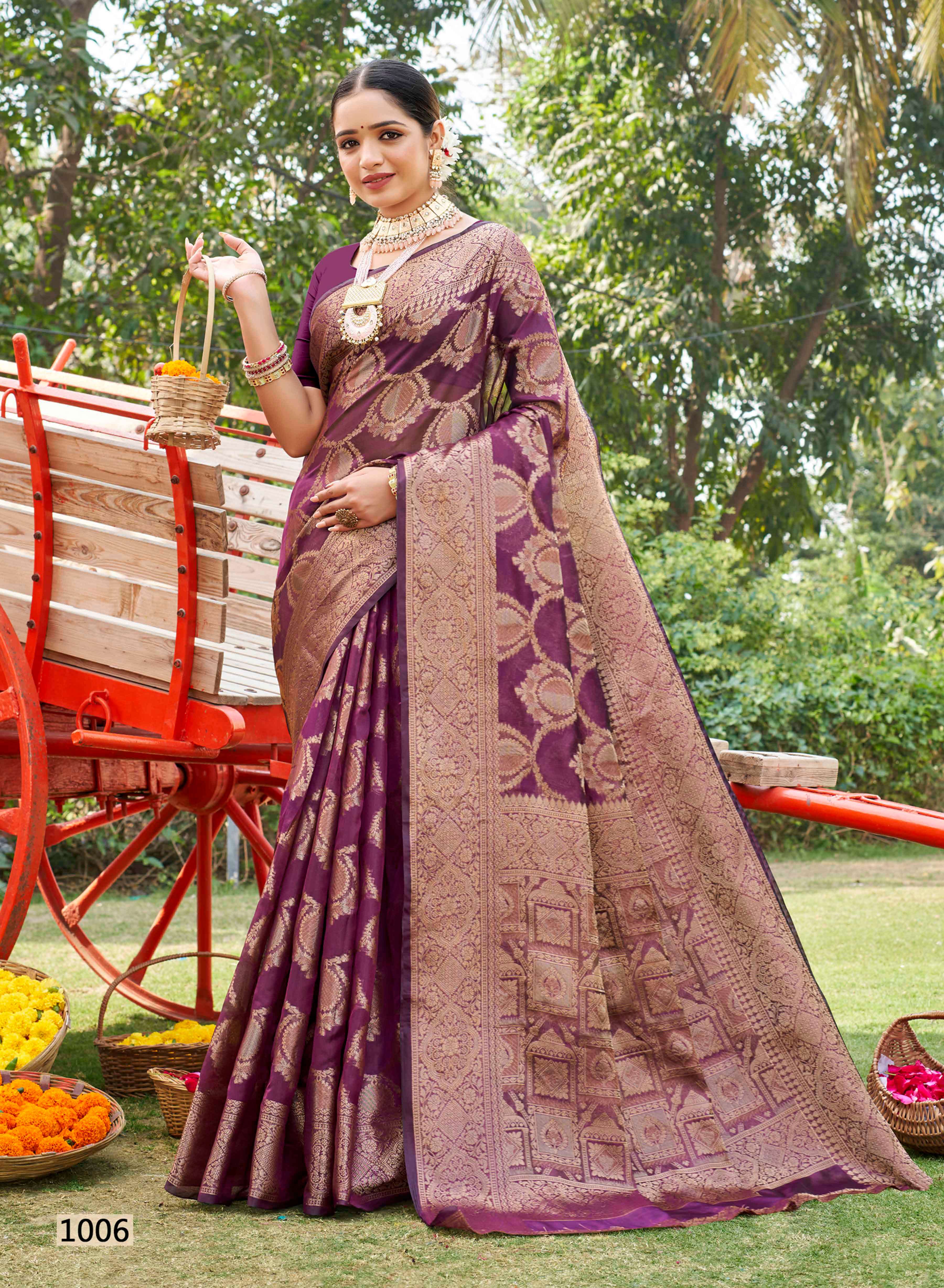  Saroj Manokamna vol.2 Soft organza  Saree Wholesale catalog    