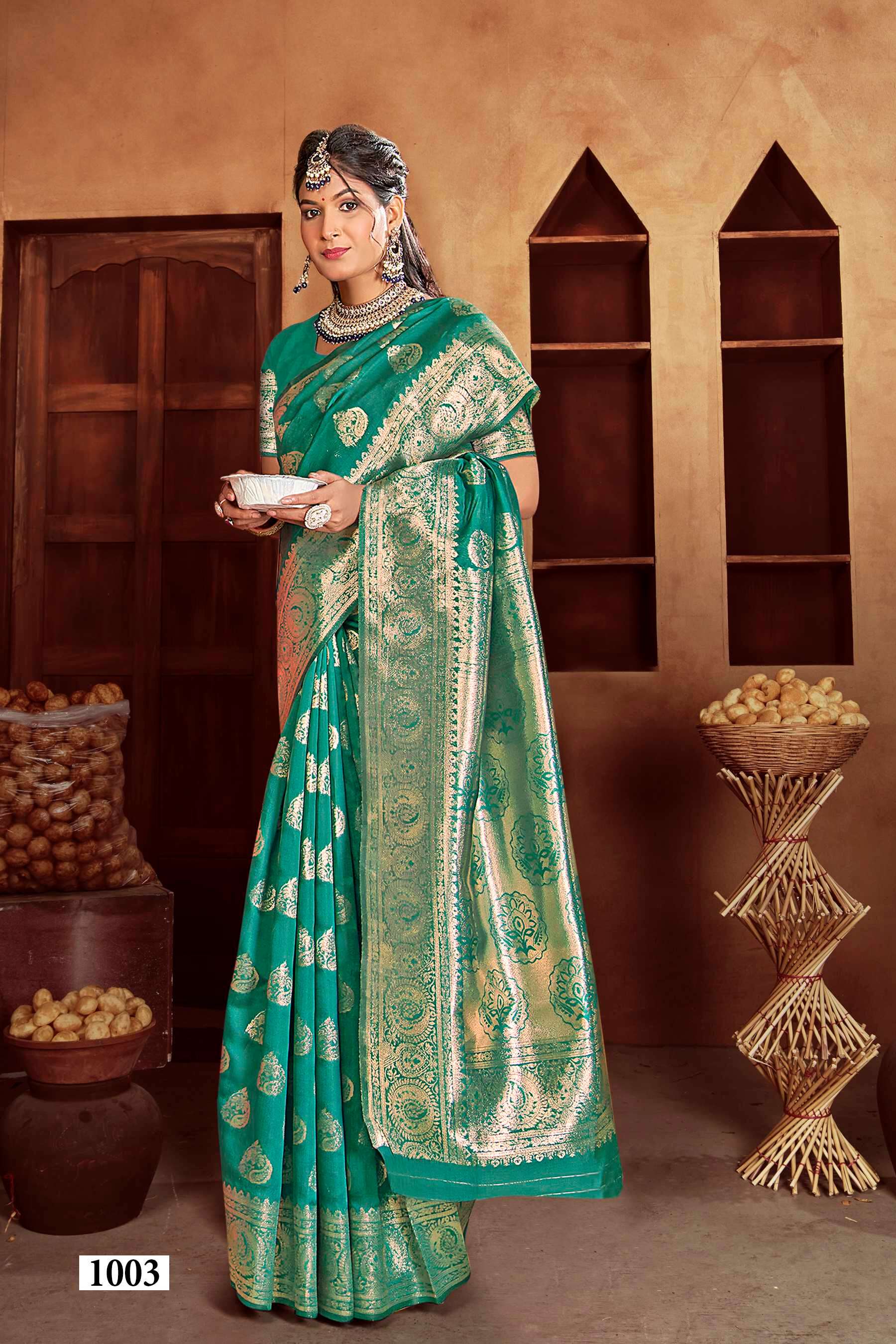 Saroj  Resham silk Vol - 1 Soft silk Saree Wholesale catalog    