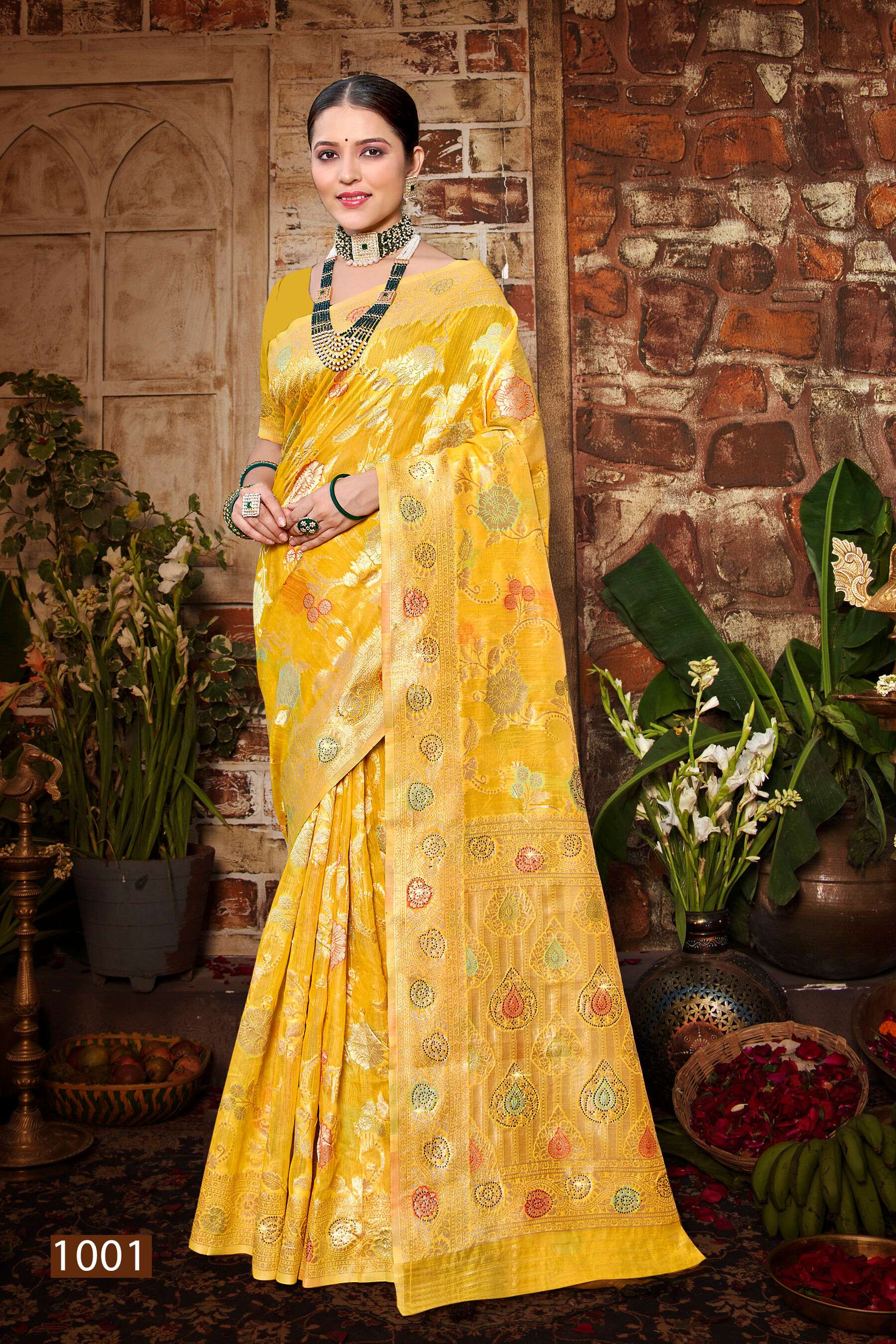 Saroj Ruksaana vol.2 Soft cotton with heavy swarovski work Saree Wholesale catalog    