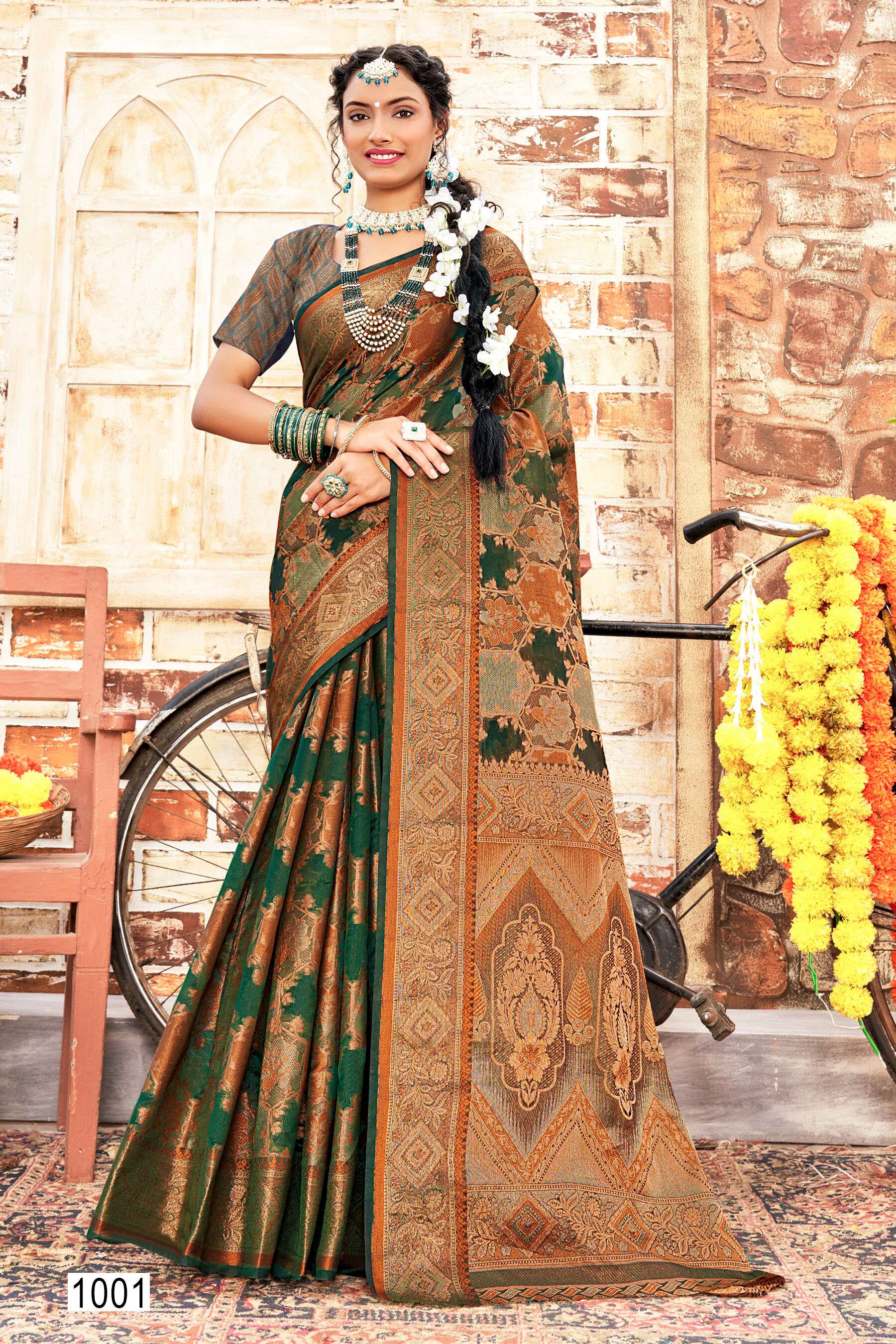 Saroj Shagun vol.6 Soft organza with swaroski work Saree Wholesale catalog    