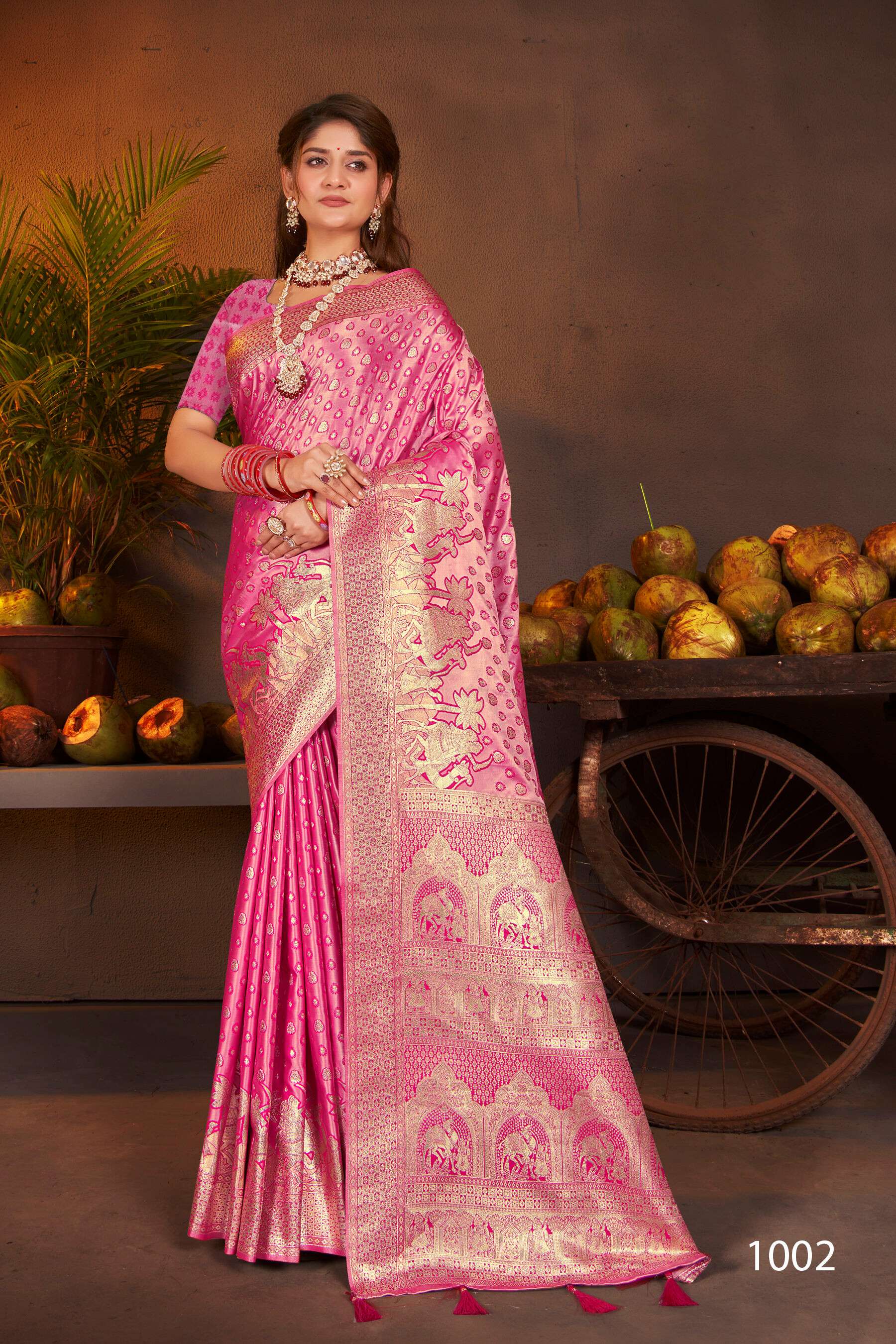 Saroj  Shreemati Vol - 1 Soft 50*600 soft  silk Wholesale catalog    