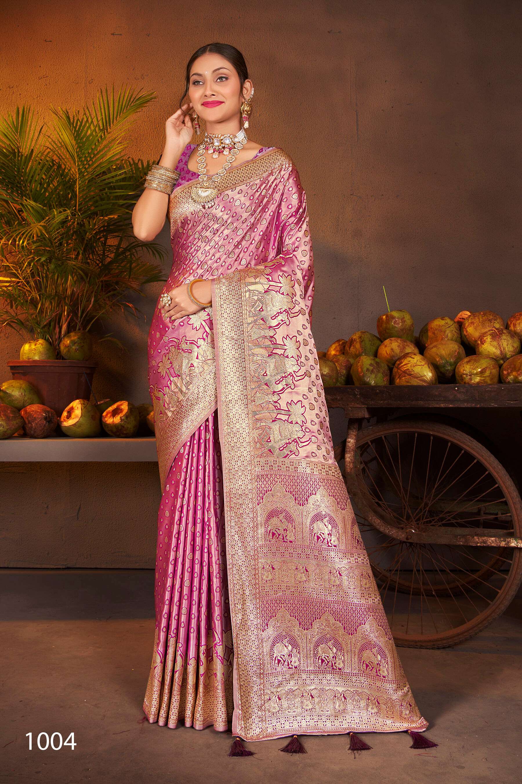 Saroj  Shreemati Vol - 1 Soft 50*600 soft  silk Wholesale catalog    