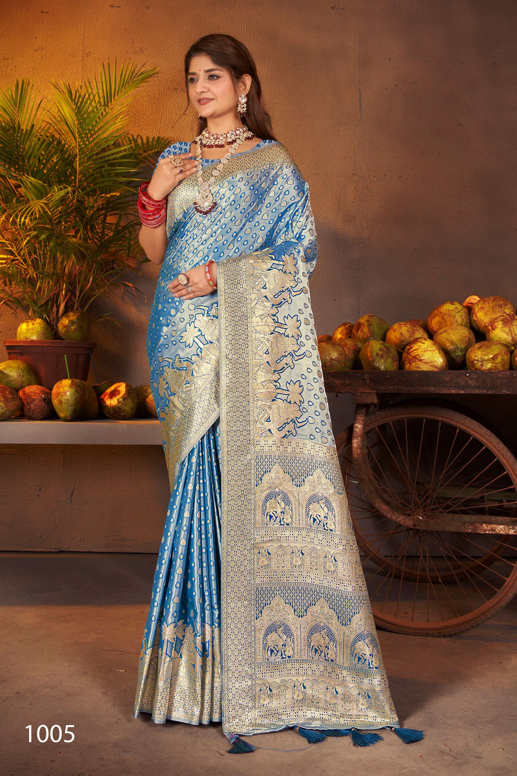 Saroj  Shreemati Vol - 1 Soft 50*600 soft  silk Wholesale catalog    