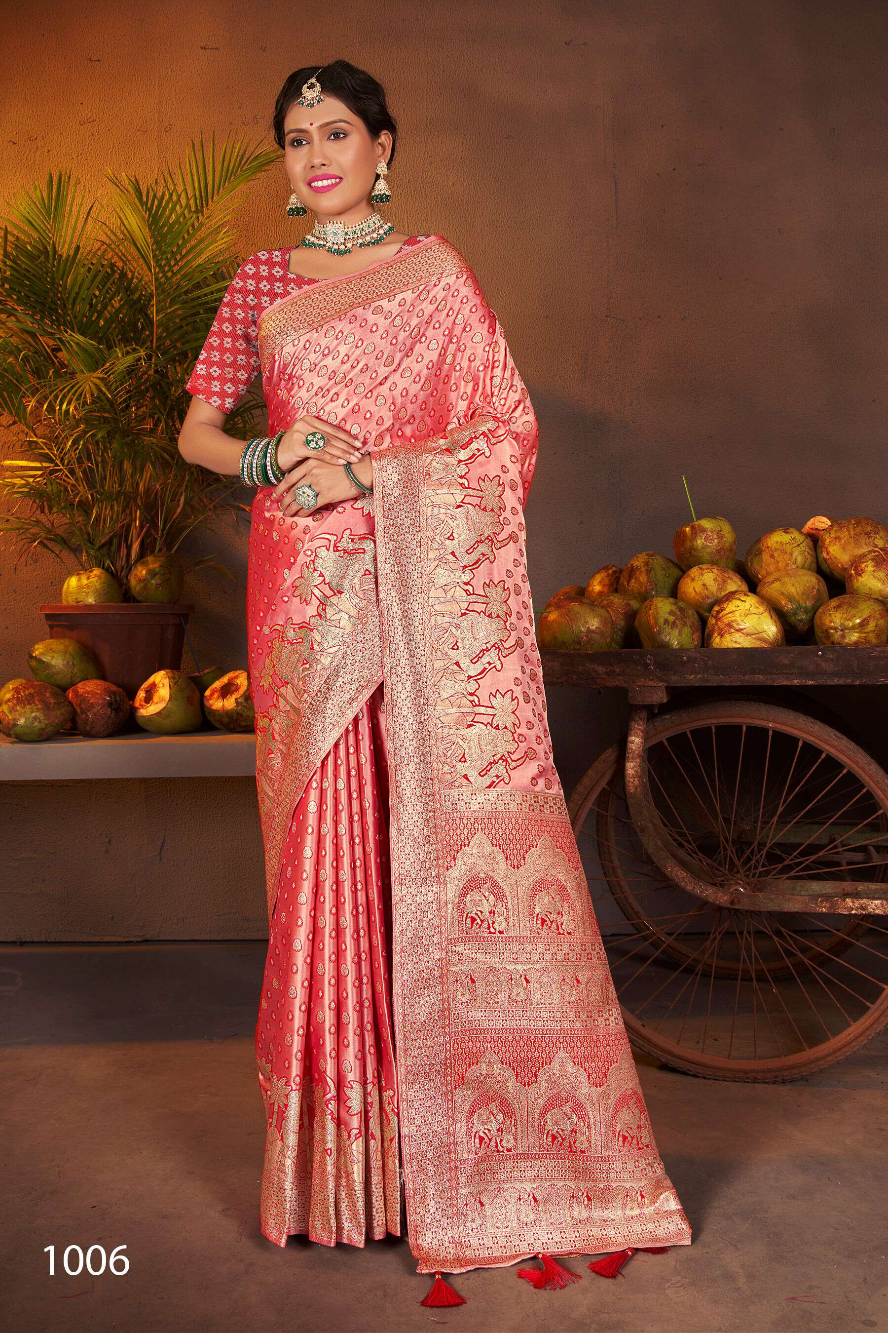 Saroj  Shreemati Vol - 1 Soft 50*600 soft  silk Wholesale catalog    