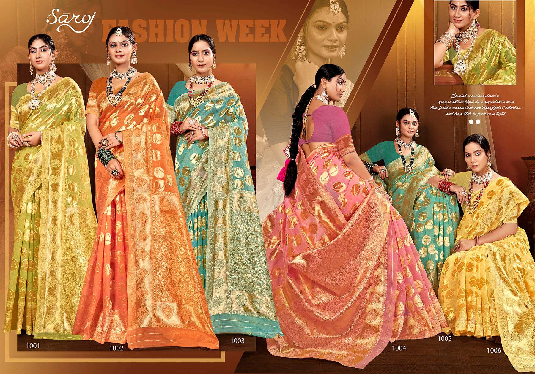 Saroj Sunrise cotton vol.4 Soft cotton  Saree Wholesale catalog    