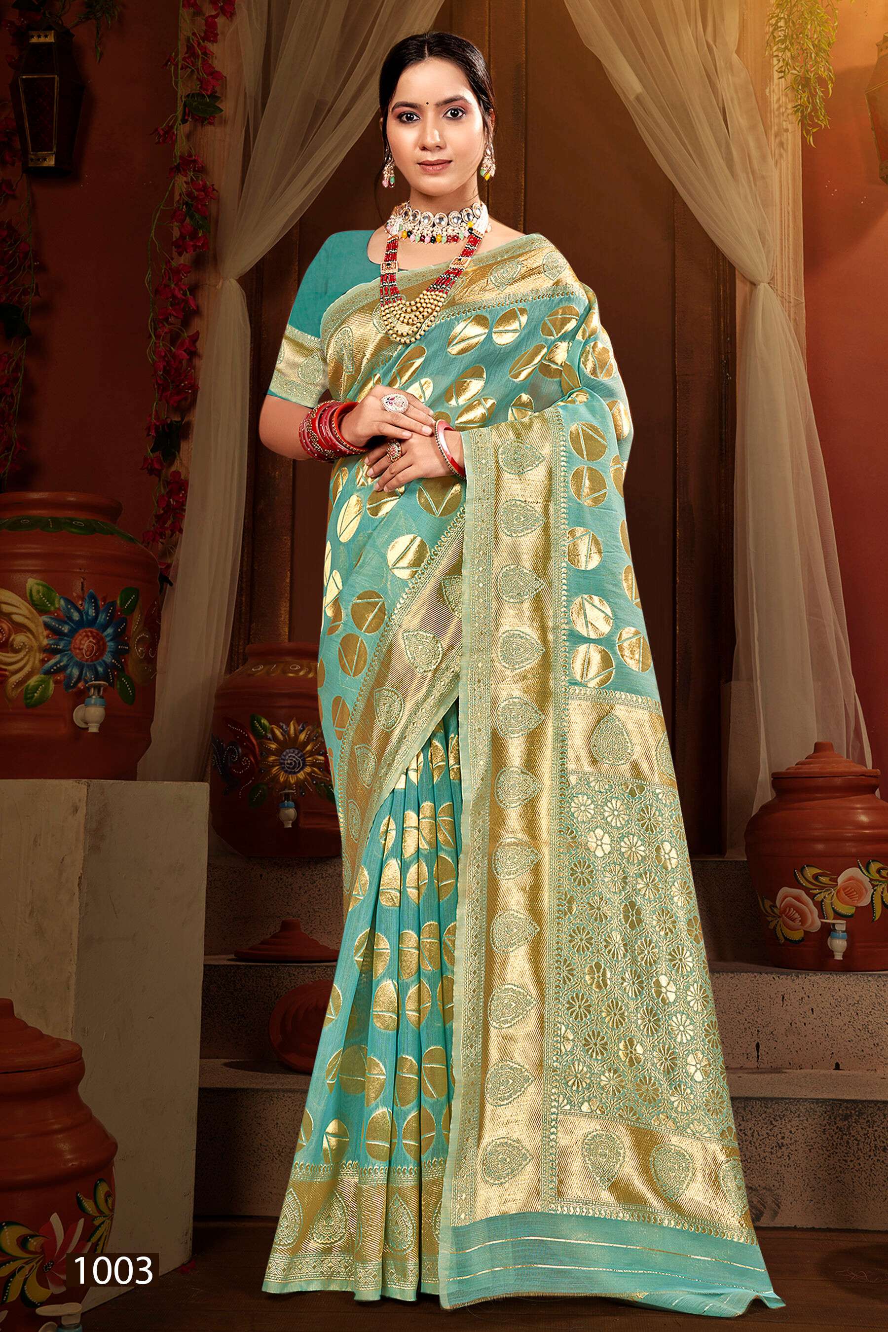 Saroj Sunrise cotton vol.4 Soft cotton  Saree Wholesale catalog    