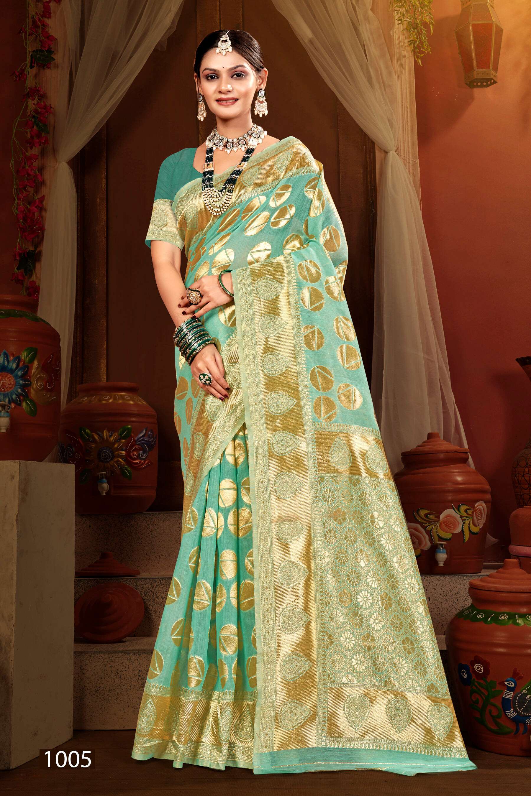 Saroj Sunrise cotton vol.4 Soft cotton  Saree Wholesale catalog    