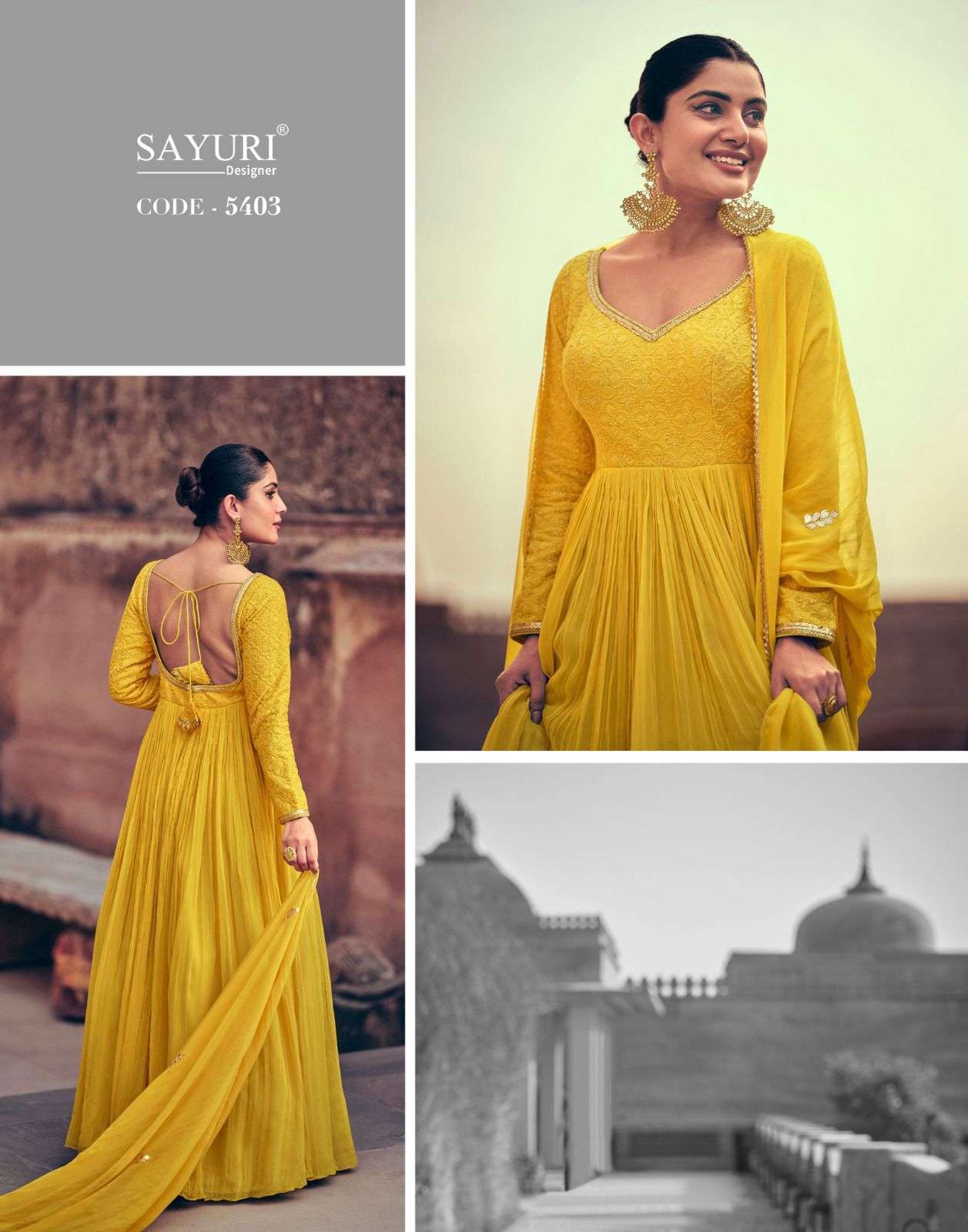 Sayuri Maskara Premium Silk Embroidered Salwar Kameez Wholesale catalog