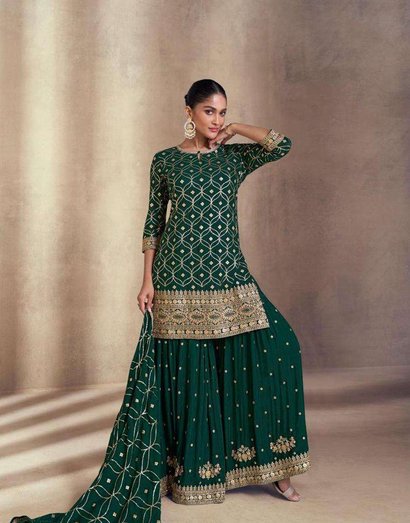 Sayuri Siyona Georgette Embroidered Salwar Suit Wholesale catalog