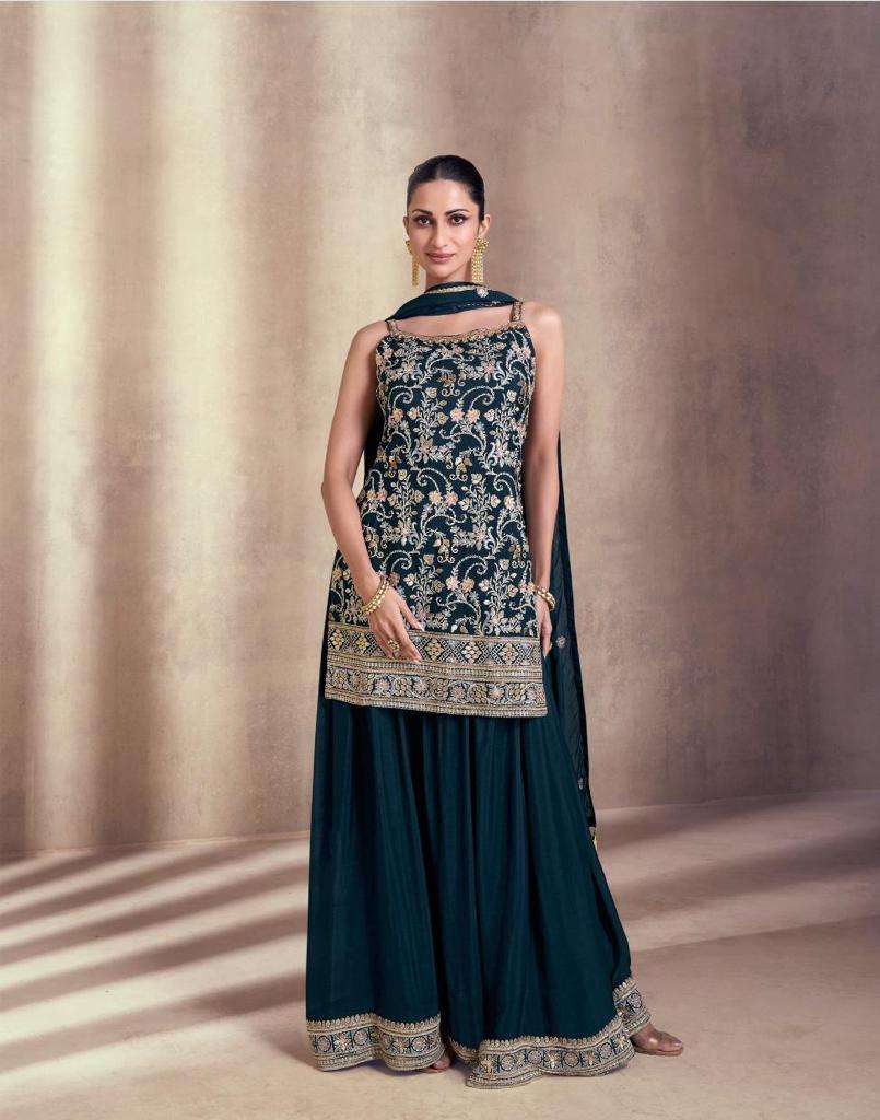 Sayuri Siyona Georgette Embroidered Salwar Suit Wholesale catalog