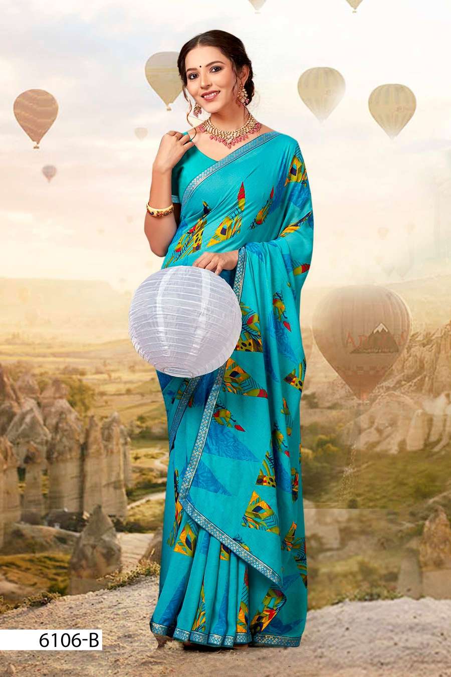 SEV MAMRA 6106 INDER SILK MILLS Saree Wholesale catalog