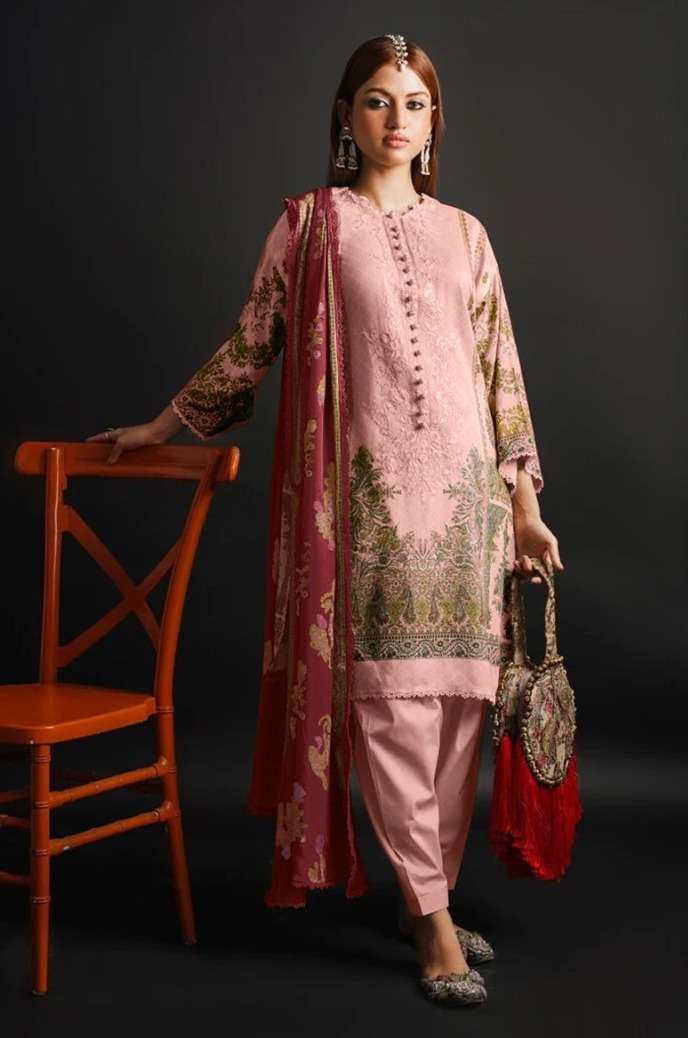 Shraddha Nx Bin Saeed Vol 2 Chiffon Dupatta Pakistani Suits Wholesale catalog