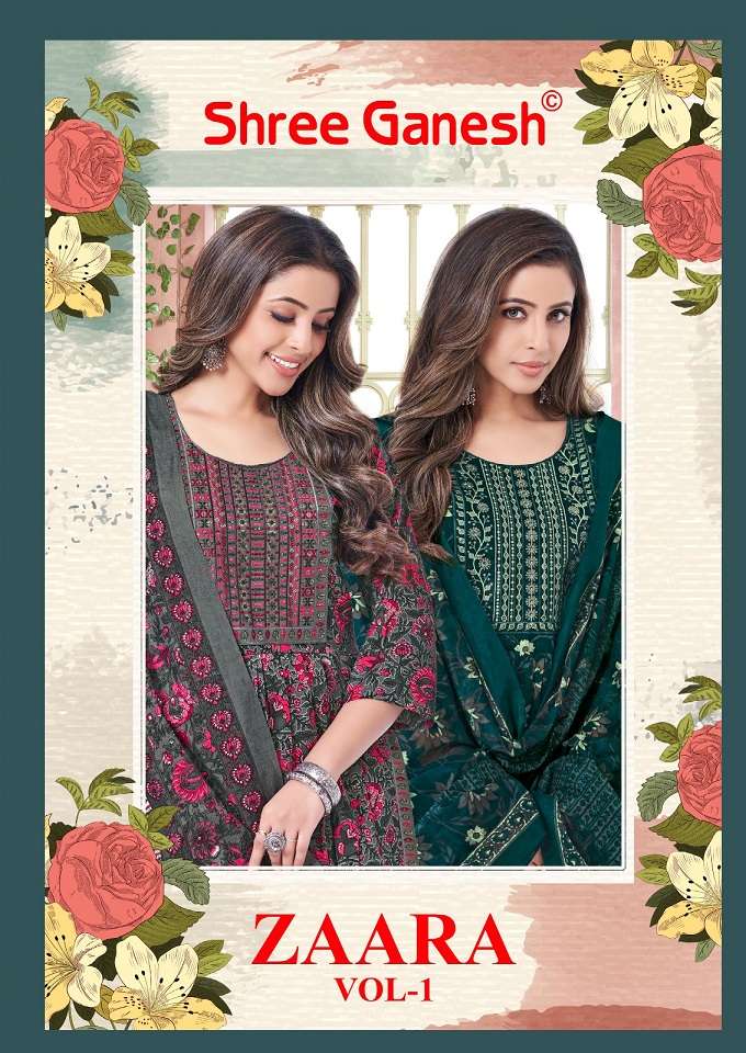 Shree Ganesh Zaara Vol-1 – Nyra Cut Kurti Pant With Dupatta - Wholesale Catalog