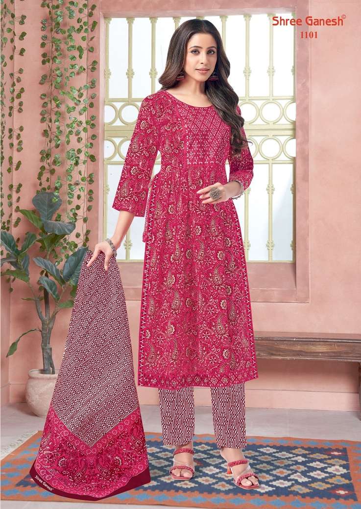 Shree Ganesh Zaara Vol-1 – Nyra Cut Kurti Pant With Dupatta - Wholesale Catalog