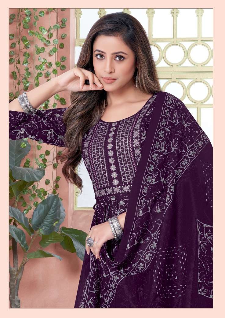 Shree Ganesh Zaara Vol-1 – Nyra Cut Kurti Pant With Dupatta - Wholesale Catalog