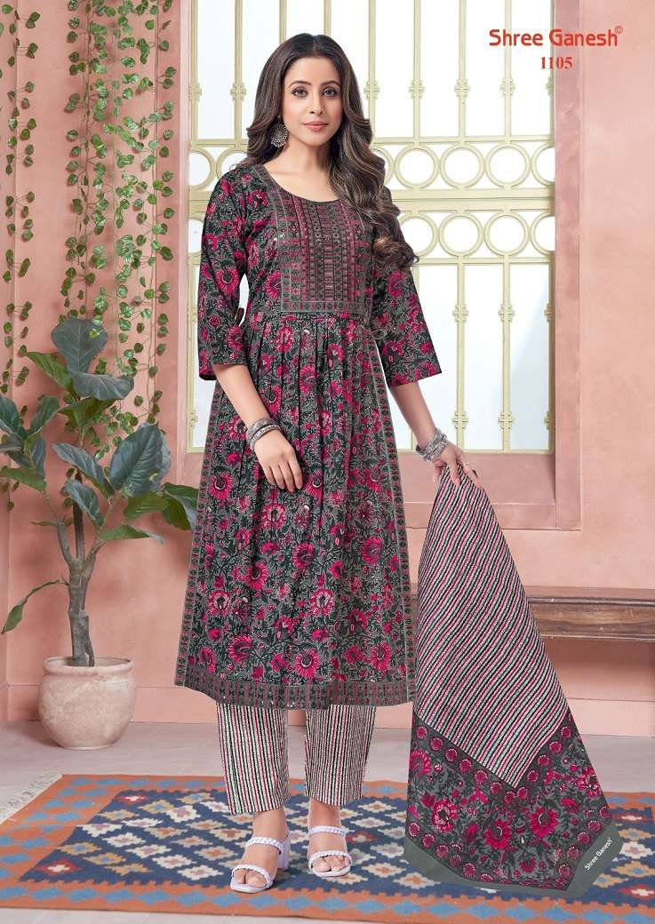 Shree Ganesh Zaara Vol-1 – Nyra Cut Kurti Pant With Dupatta - Wholesale Catalog