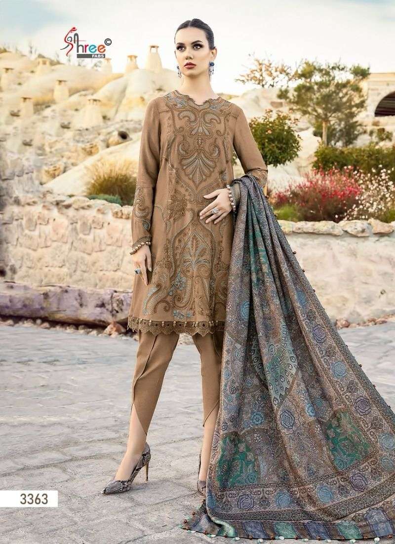 Shree Mariya B Vol 8 Chiffon Dupatta Salwar Suits Wholesale catalog